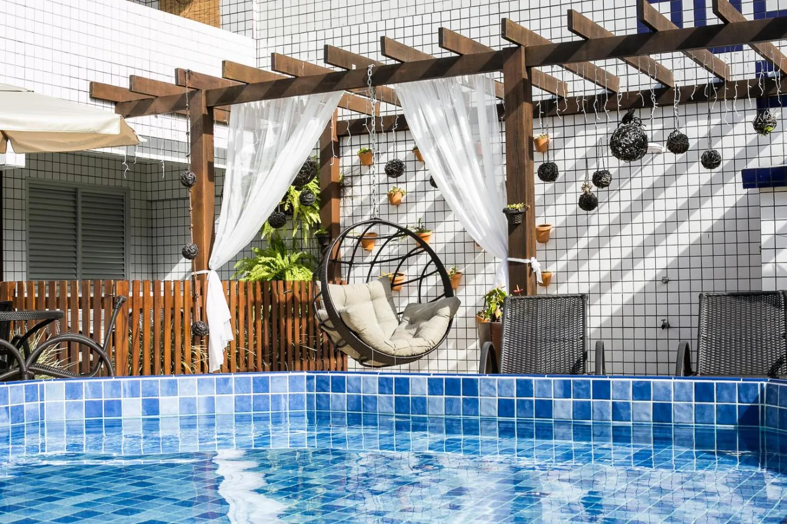 Swimming pool in Hotel Pousada Porto da Lua
