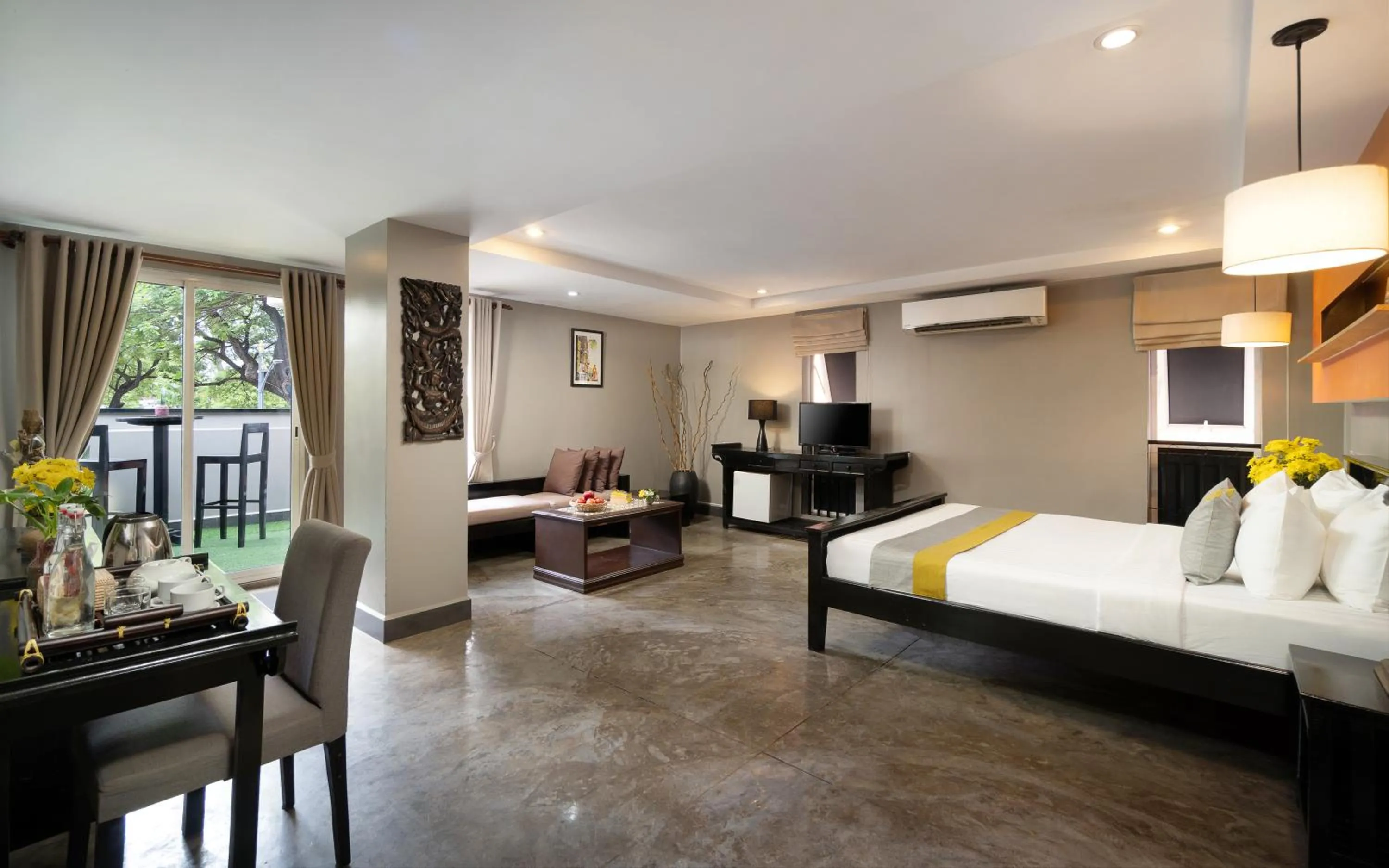 Bed in Dusit Hotel Siem Reap