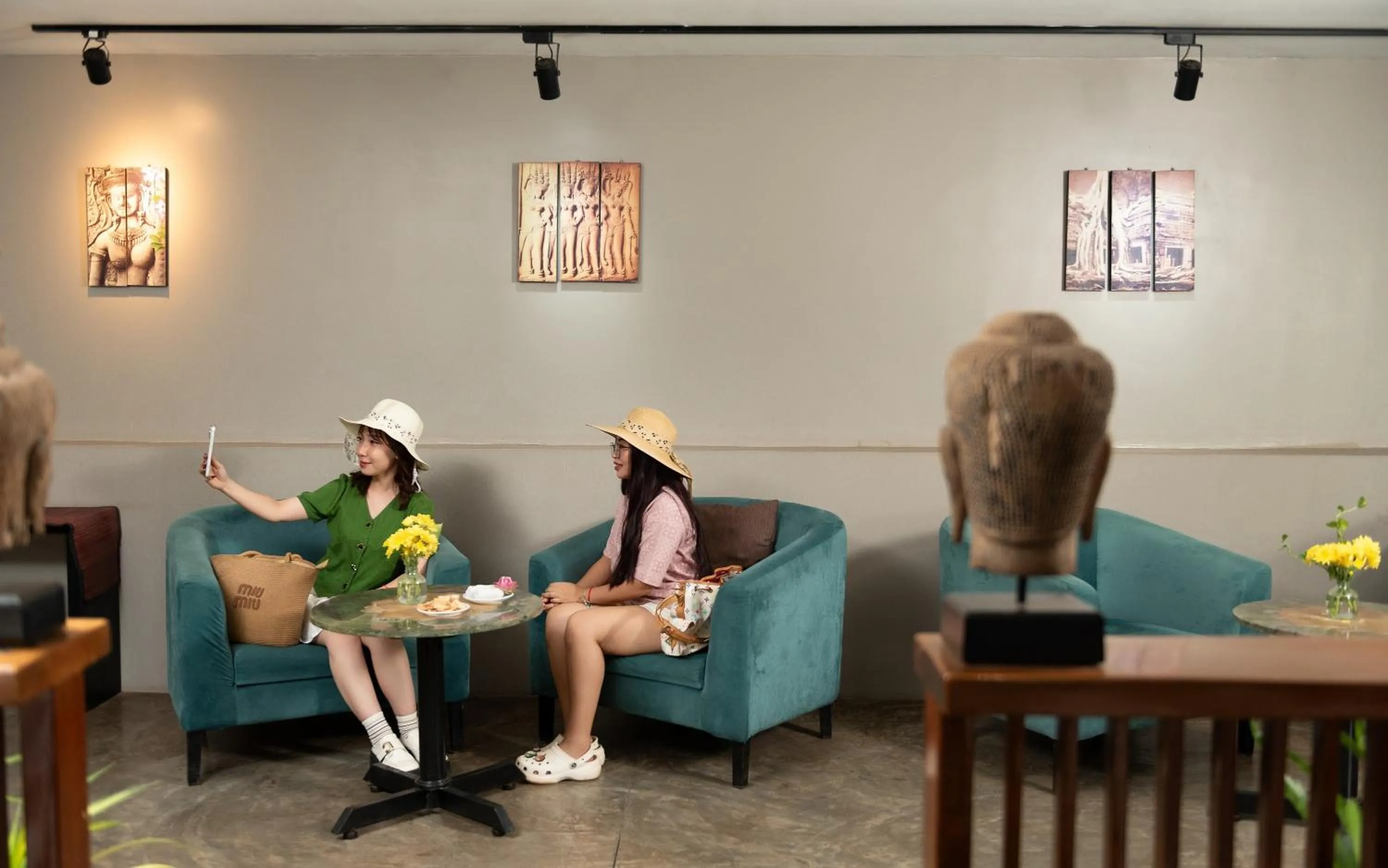 Lobby or reception in Dusit Hotel Siem Reap