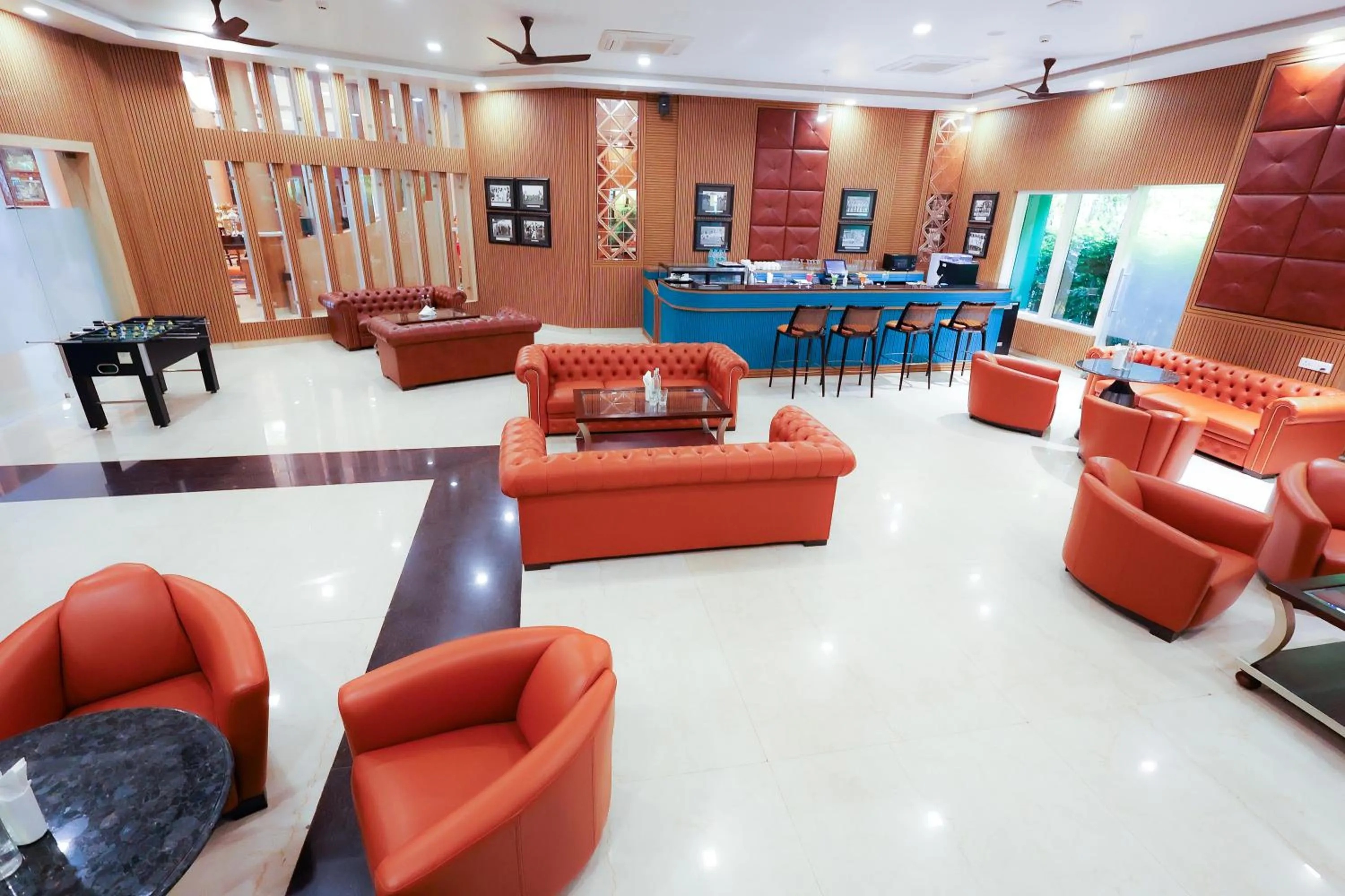 Lobby or reception in Mayfair World Cup Village