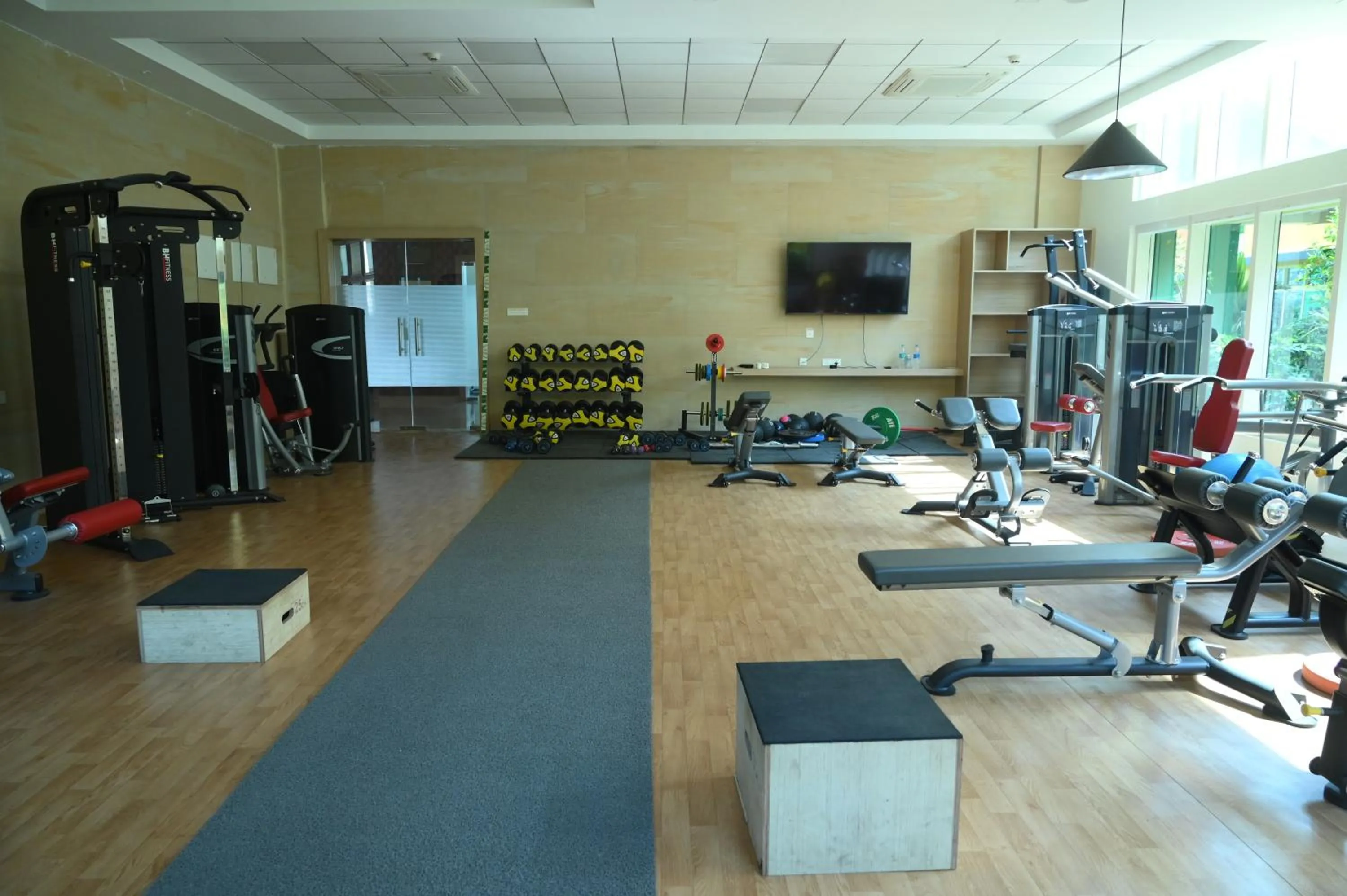 Fitness centre/facilities in Mayfair World Cup Village