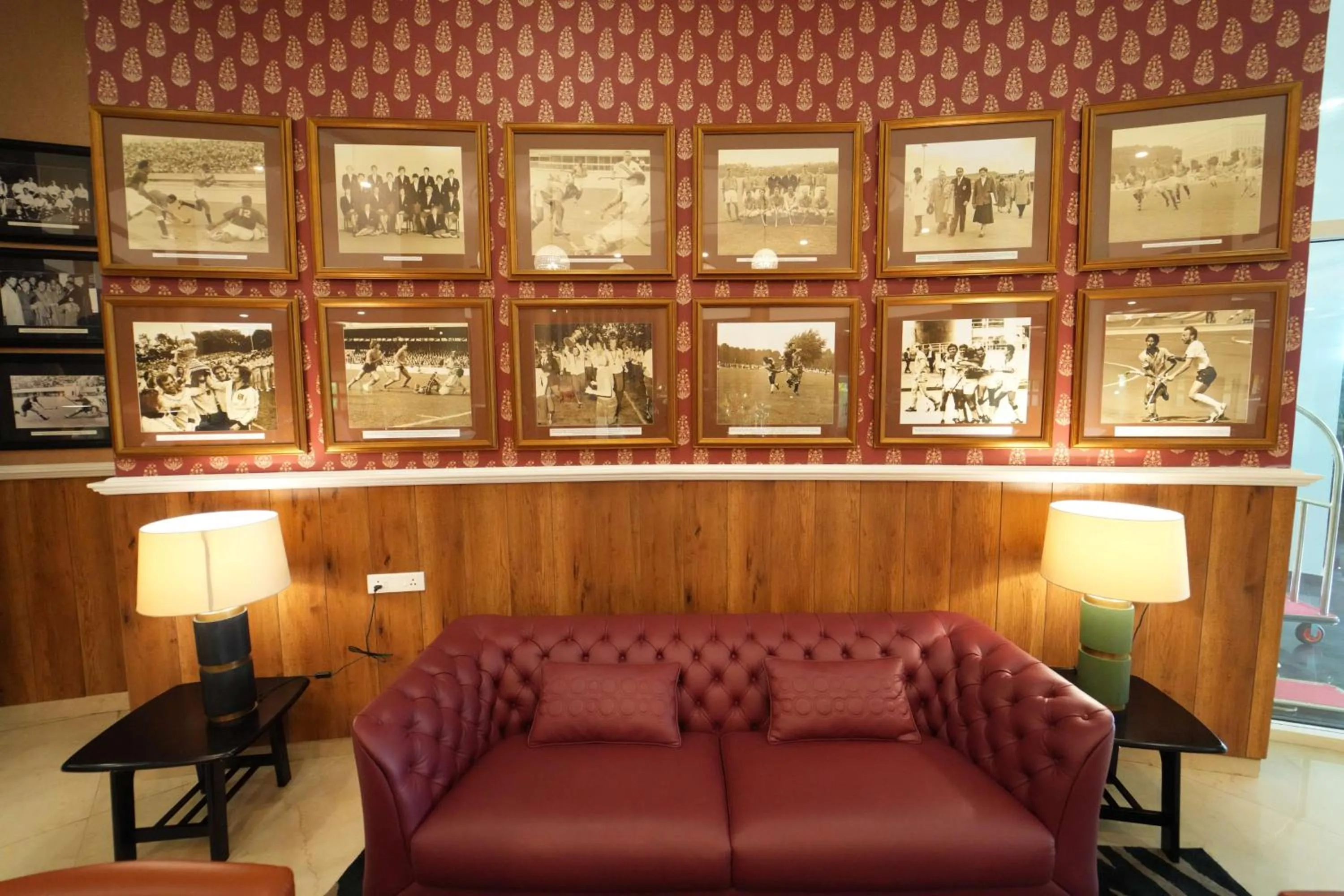 Lobby or reception in Mayfair World Cup Village