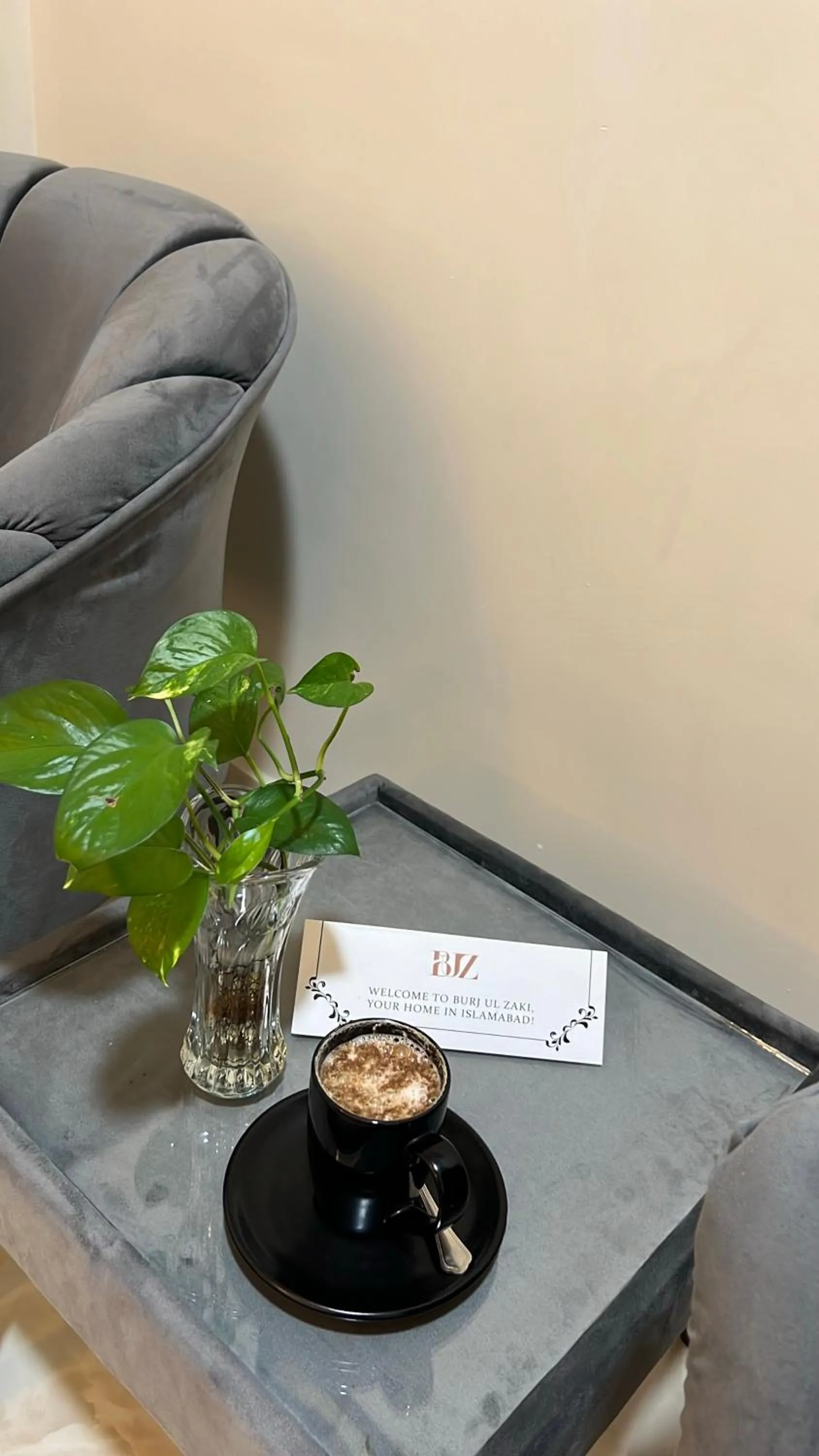 Living room in Burj Ul Zaki