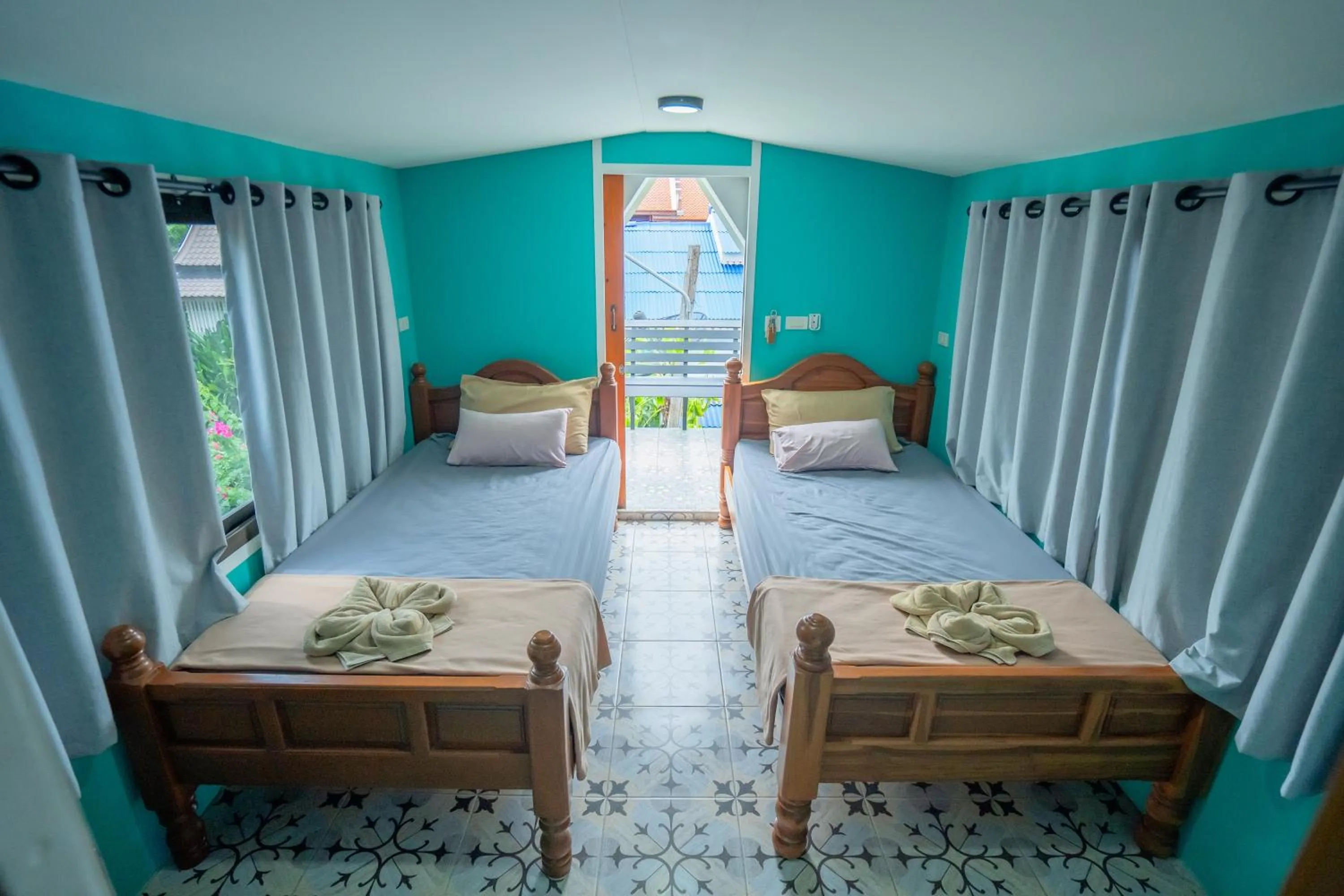 Bed in Ban Suan Bang Toei Homestay