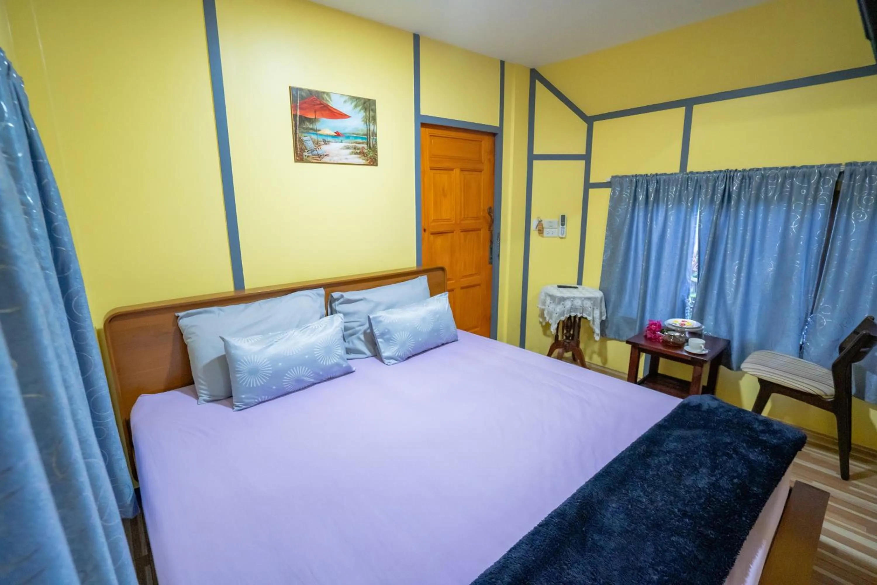 Bed in Ban Suan Bang Toei Homestay