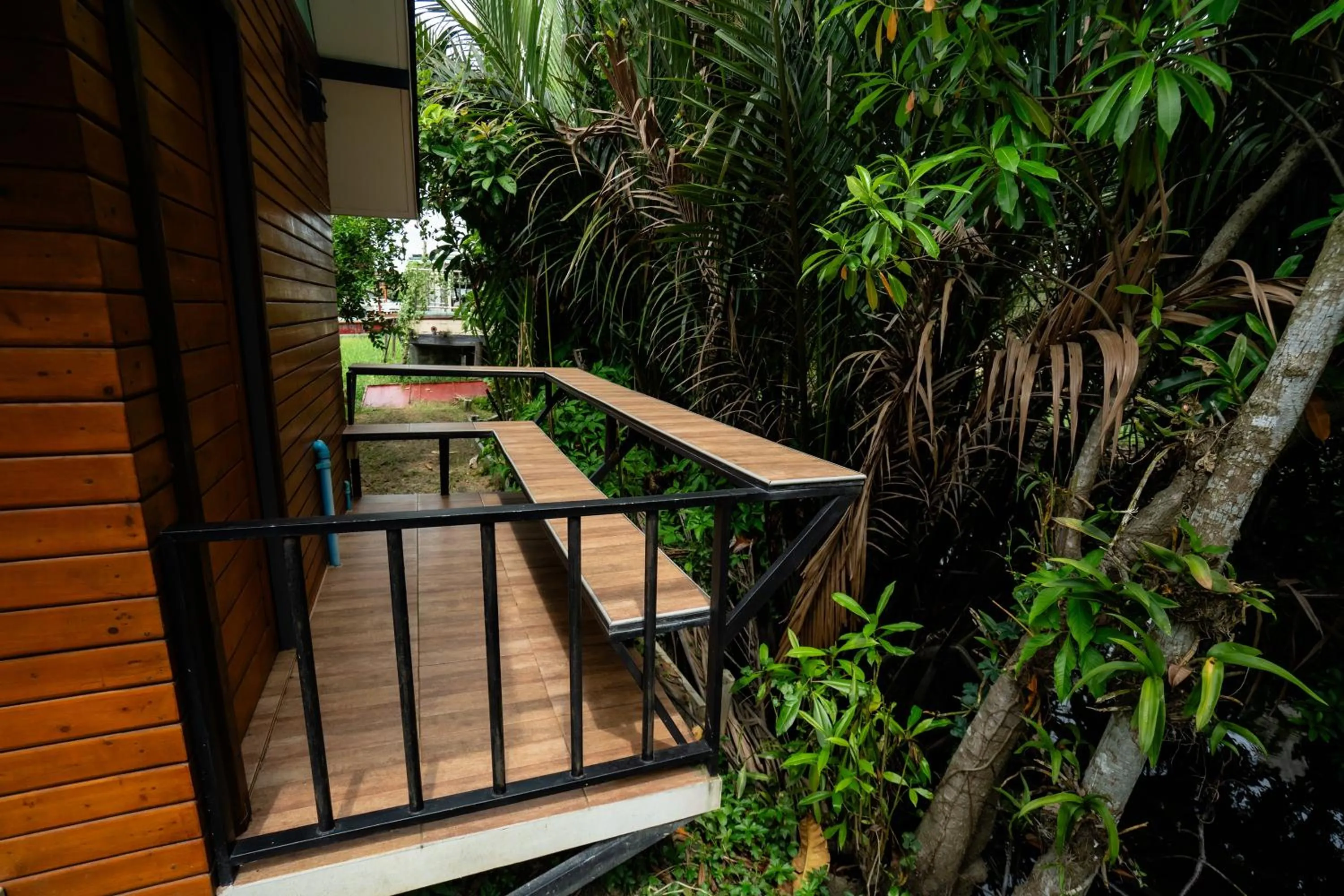 Balcony/Terrace in Ban Suan Bang Toei Homestay