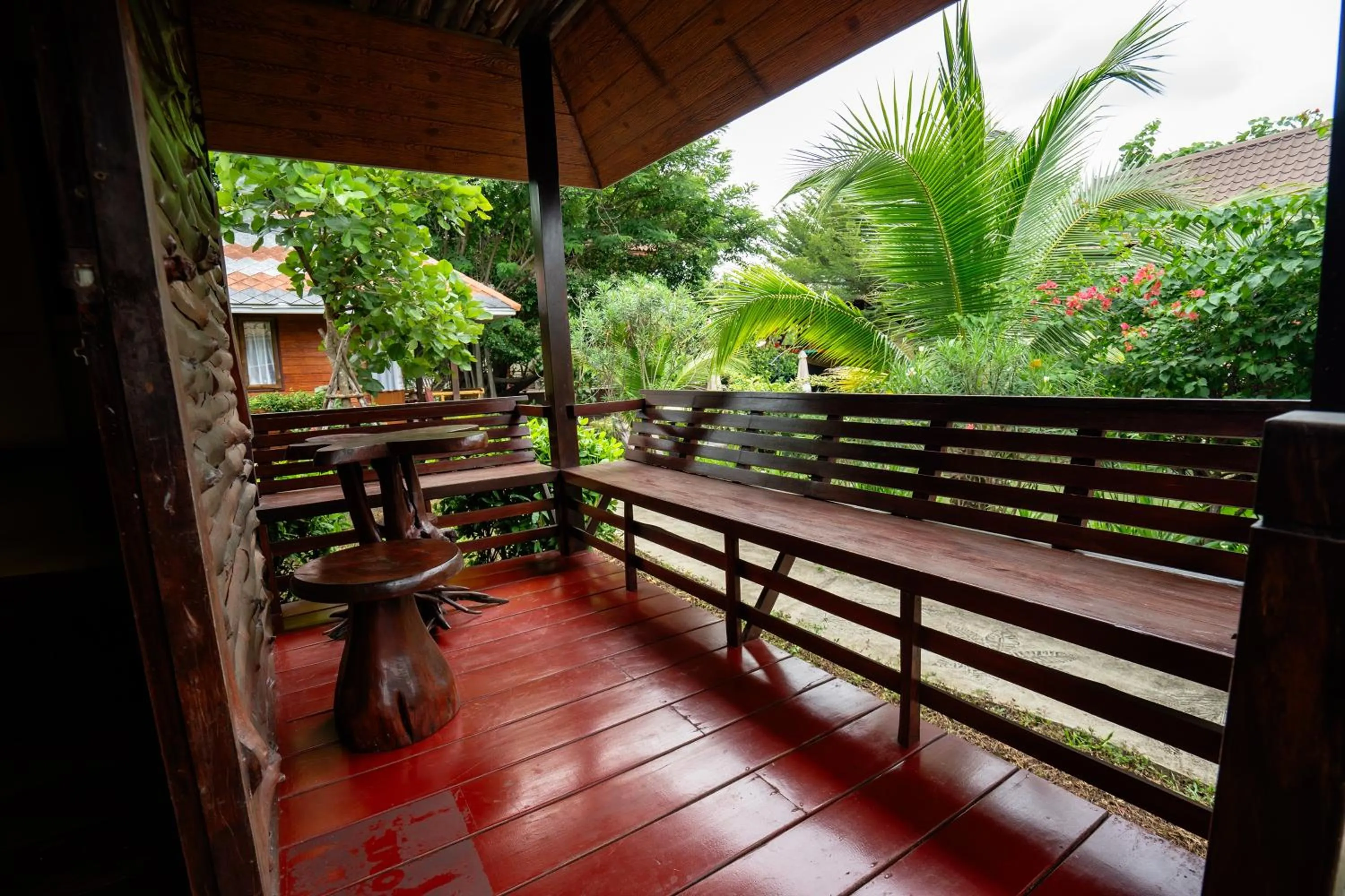Balcony/Terrace in Ban Suan Bang Toei Homestay