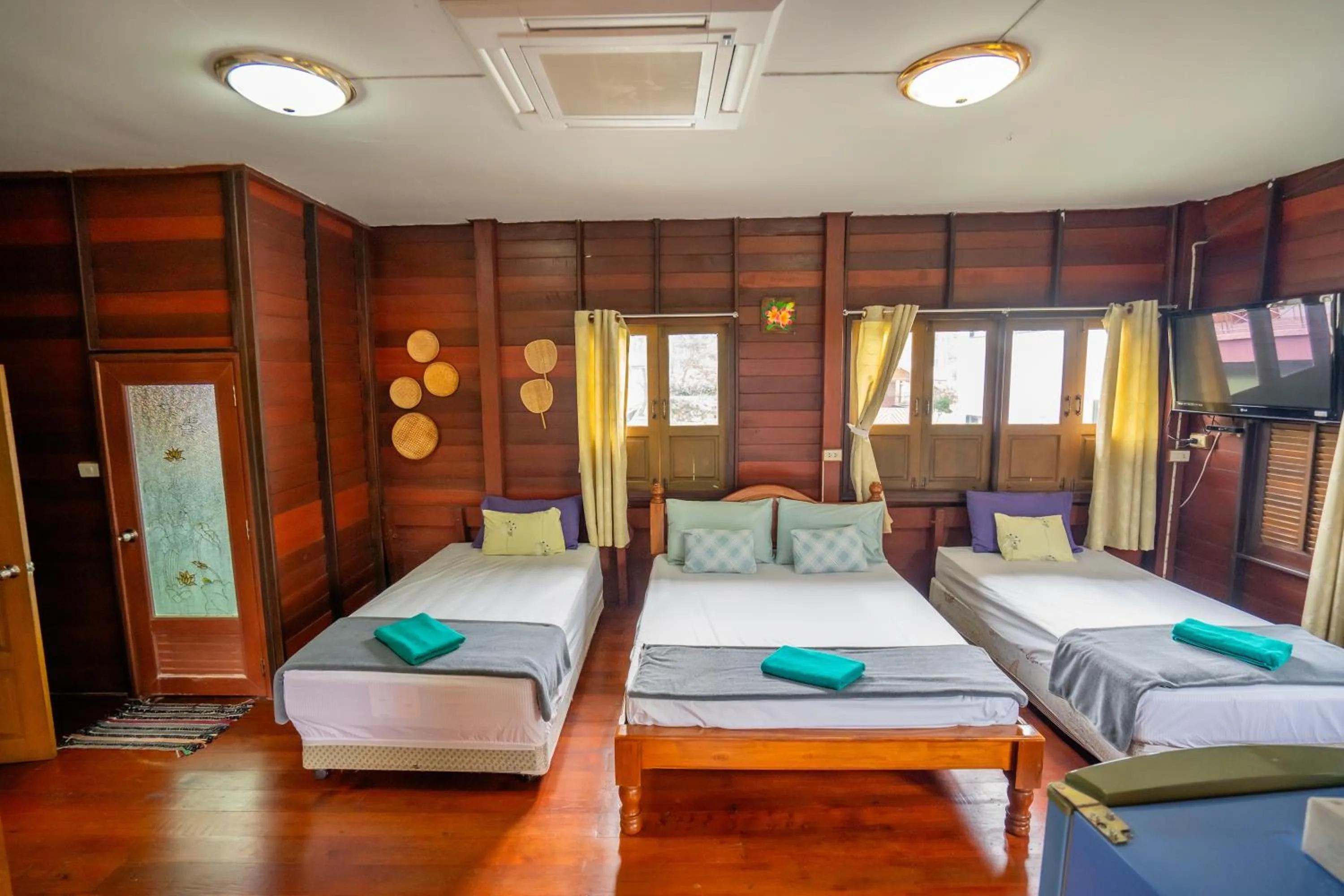 Bed in Ban Suan Bang Toei Homestay