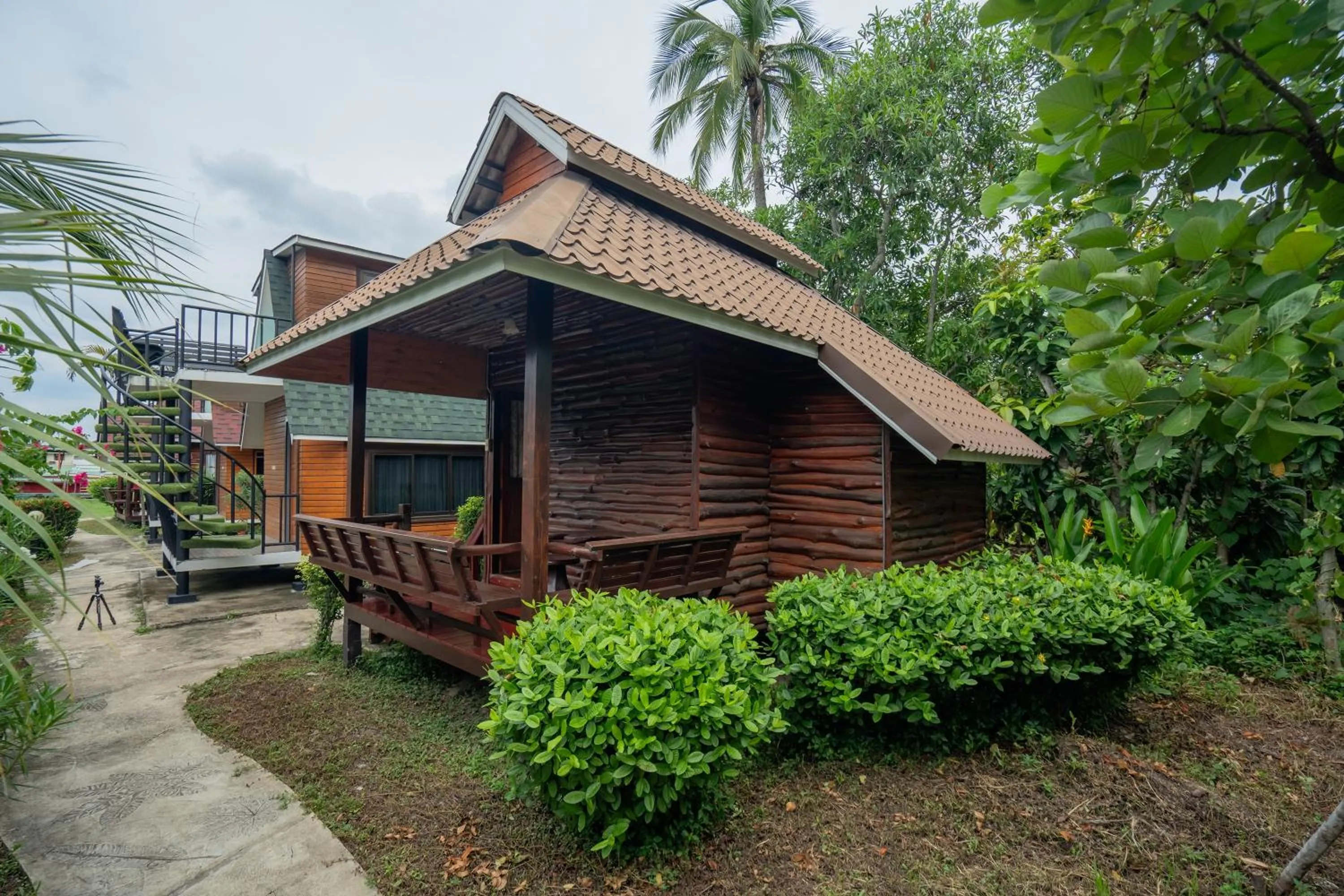 Garden in Ban Suan Bang Toei Homestay