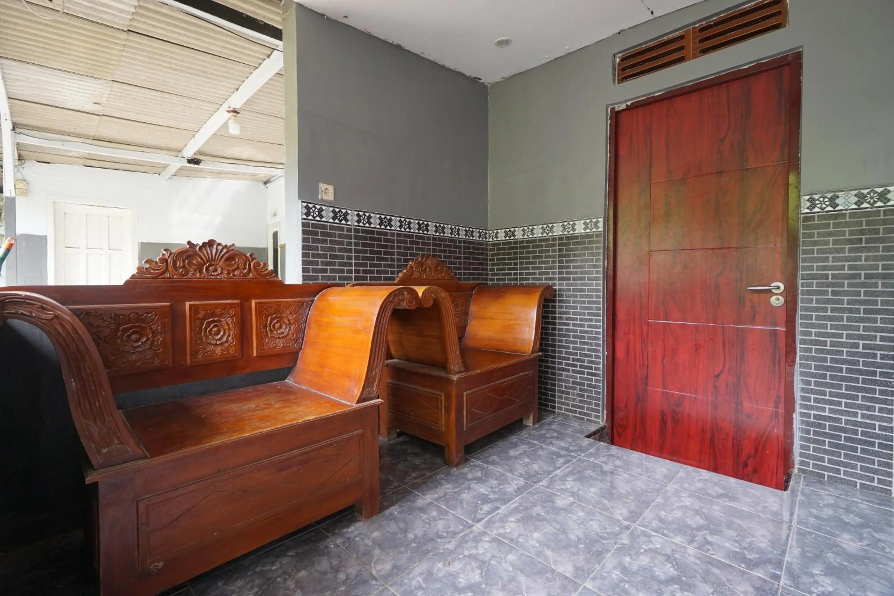 Lobby or reception in OYO 93628 Scorpion Guest House & Beach