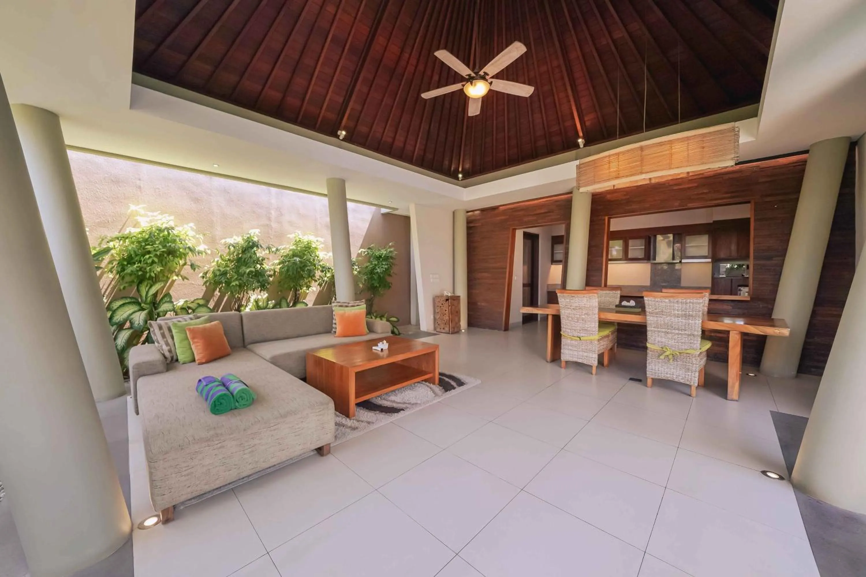 Seating area in The Kasih Villas & Spa