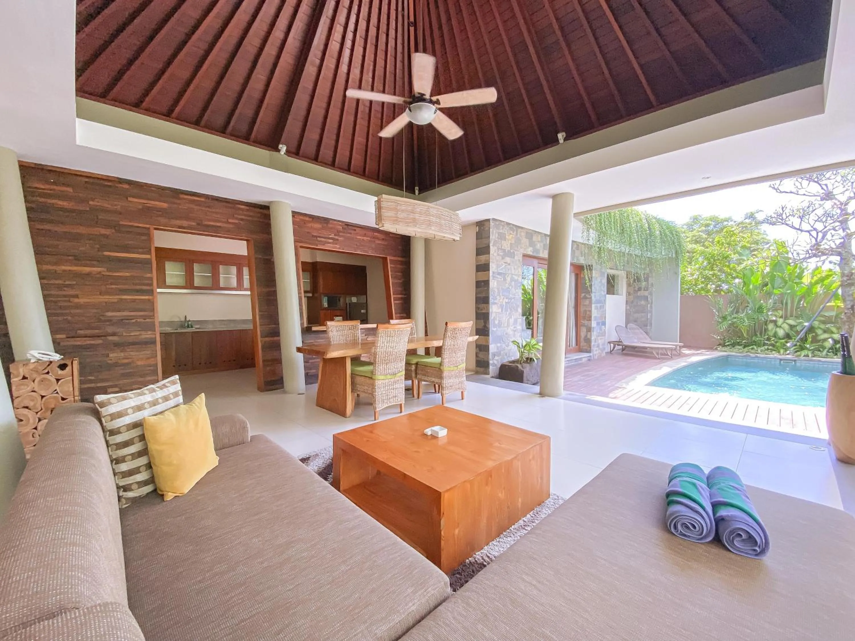 Living room in The Kasih Villas & Spa