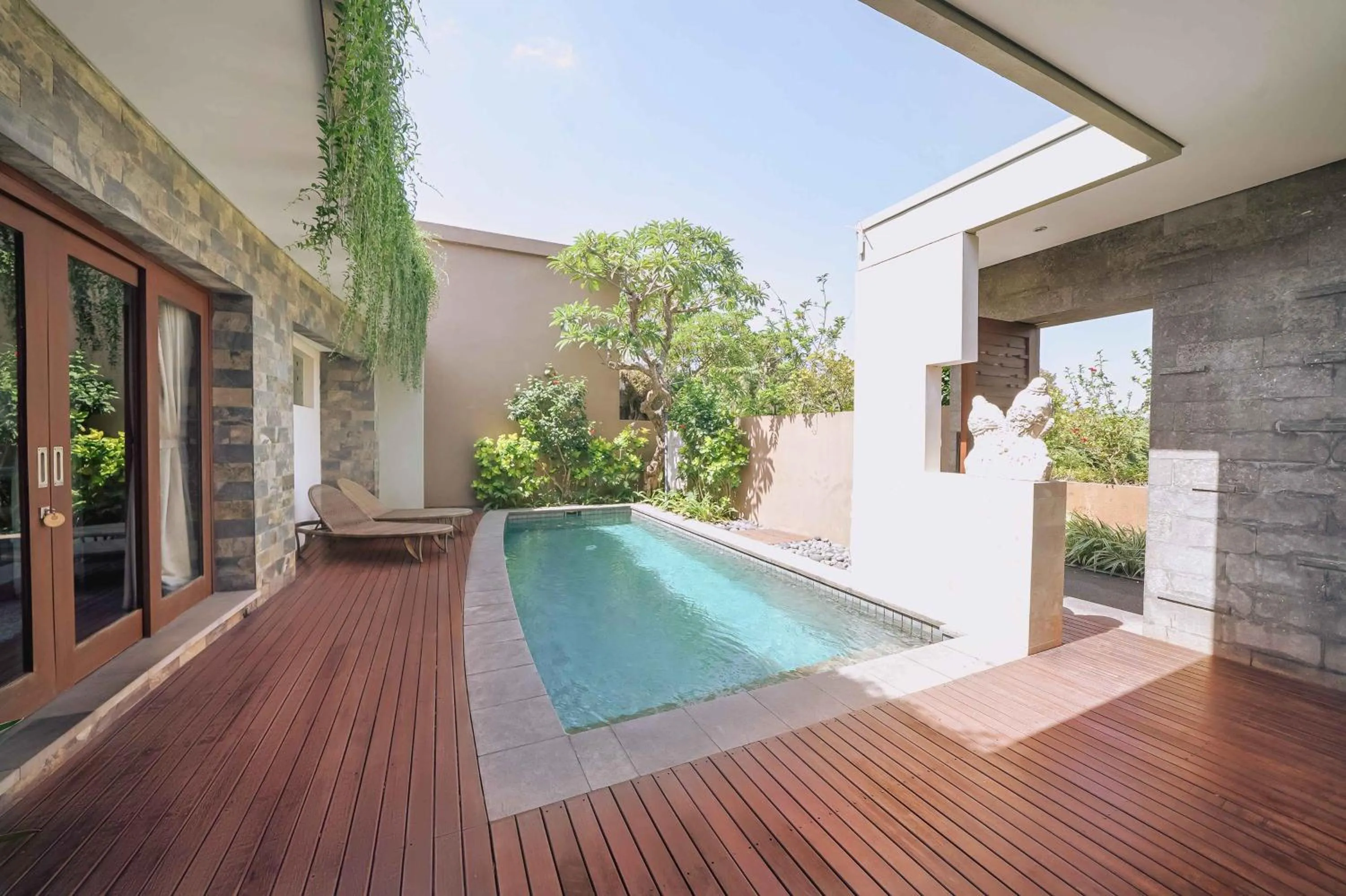 Pool view in The Kasih Villas & Spa