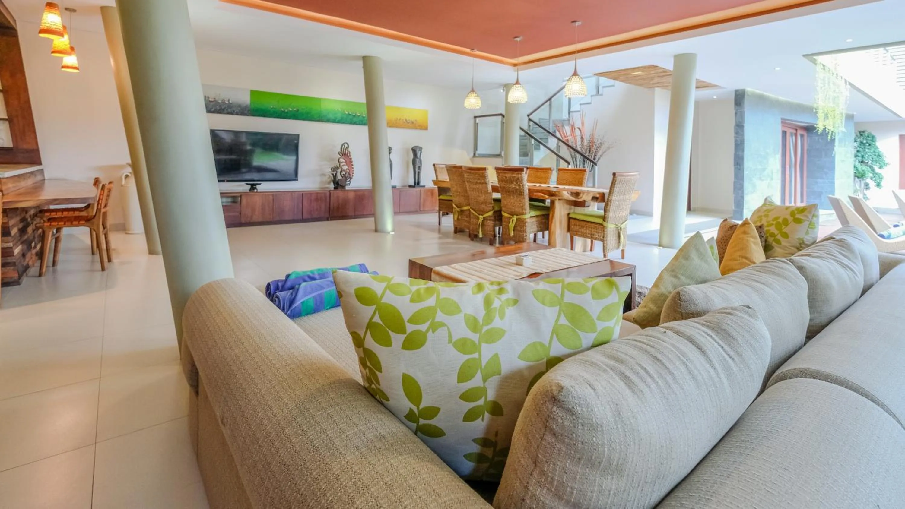 Living room in The Kasih Villas & Spa