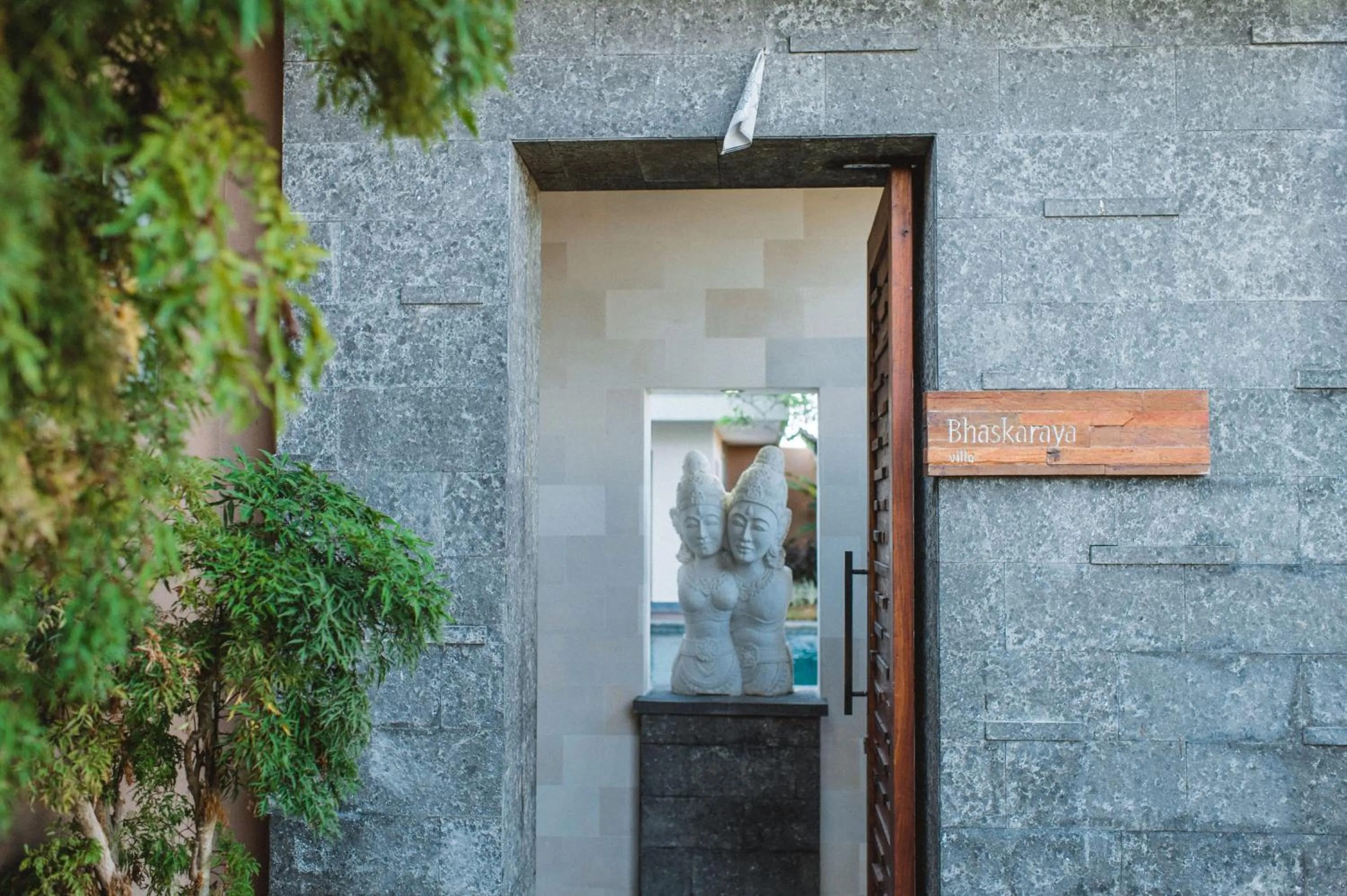 Facade/entrance in The Kasih Villas & Spa