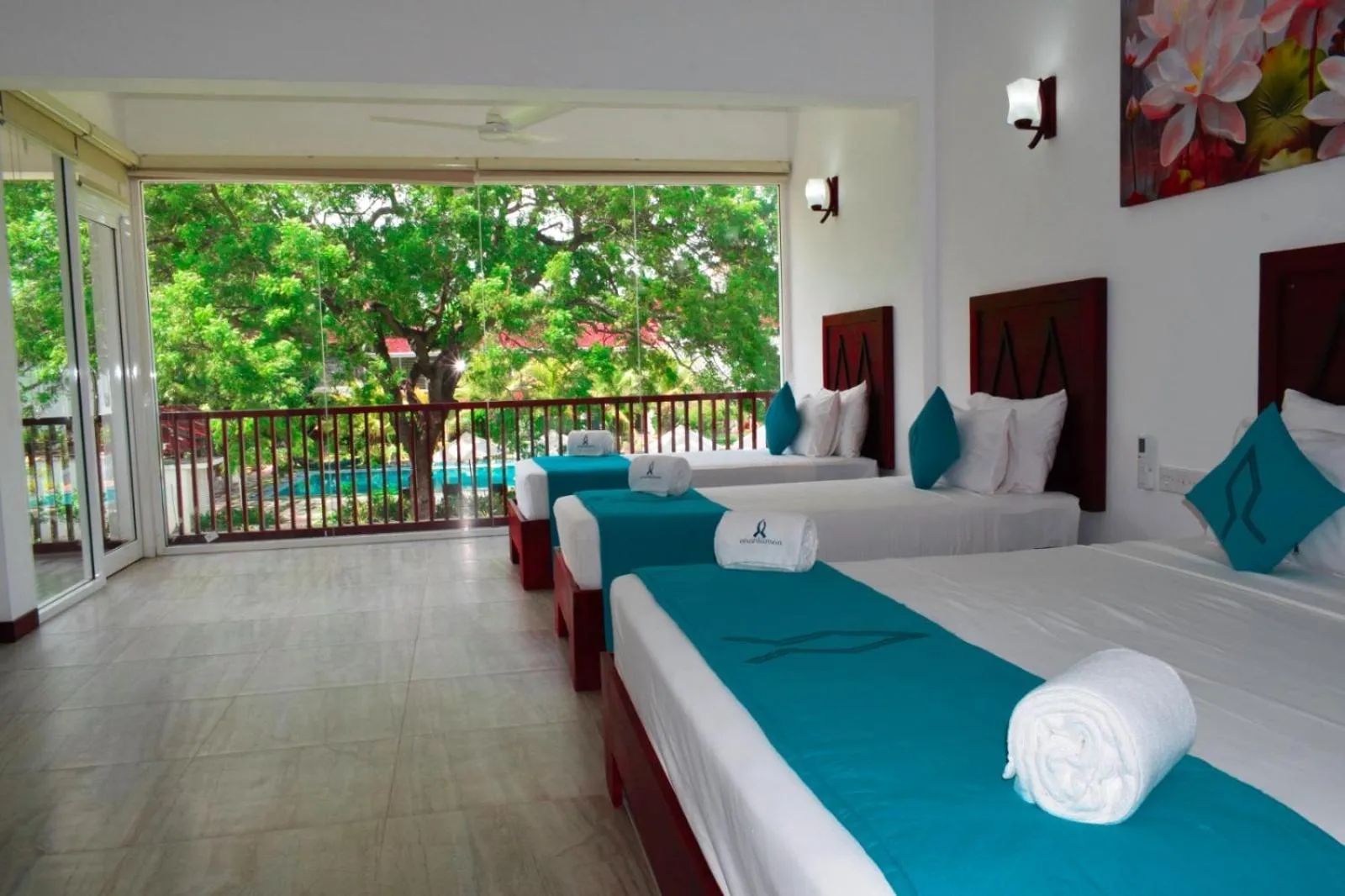 Balcony/Terrace, Bed in Anantamaa Hotel