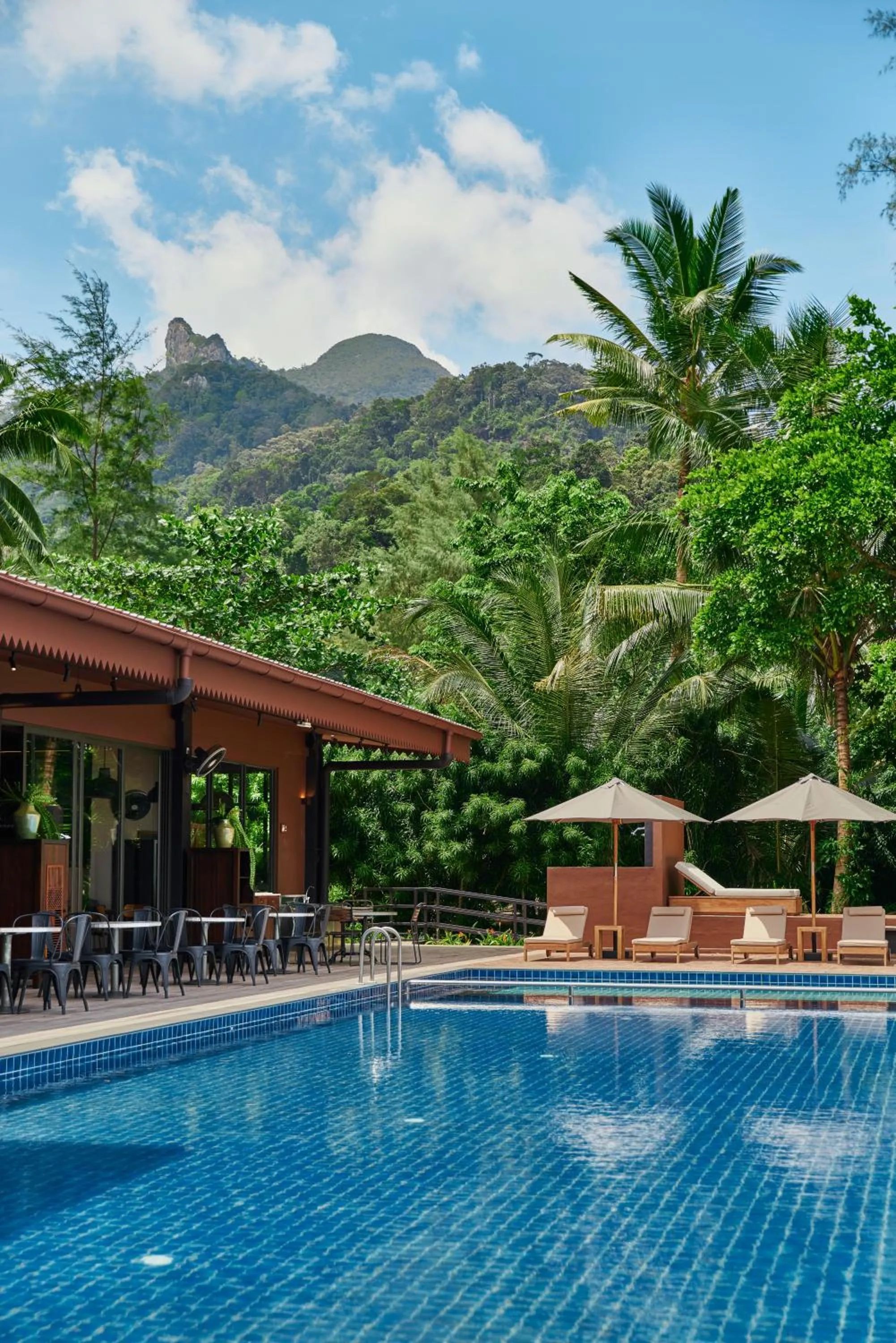Mountain view in The Boathouse Pulau Tioman
