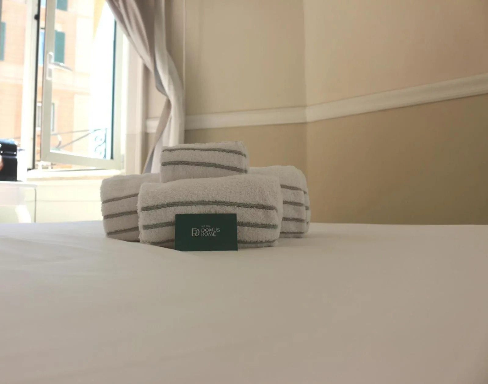 Bed in Hotel Domus Rome