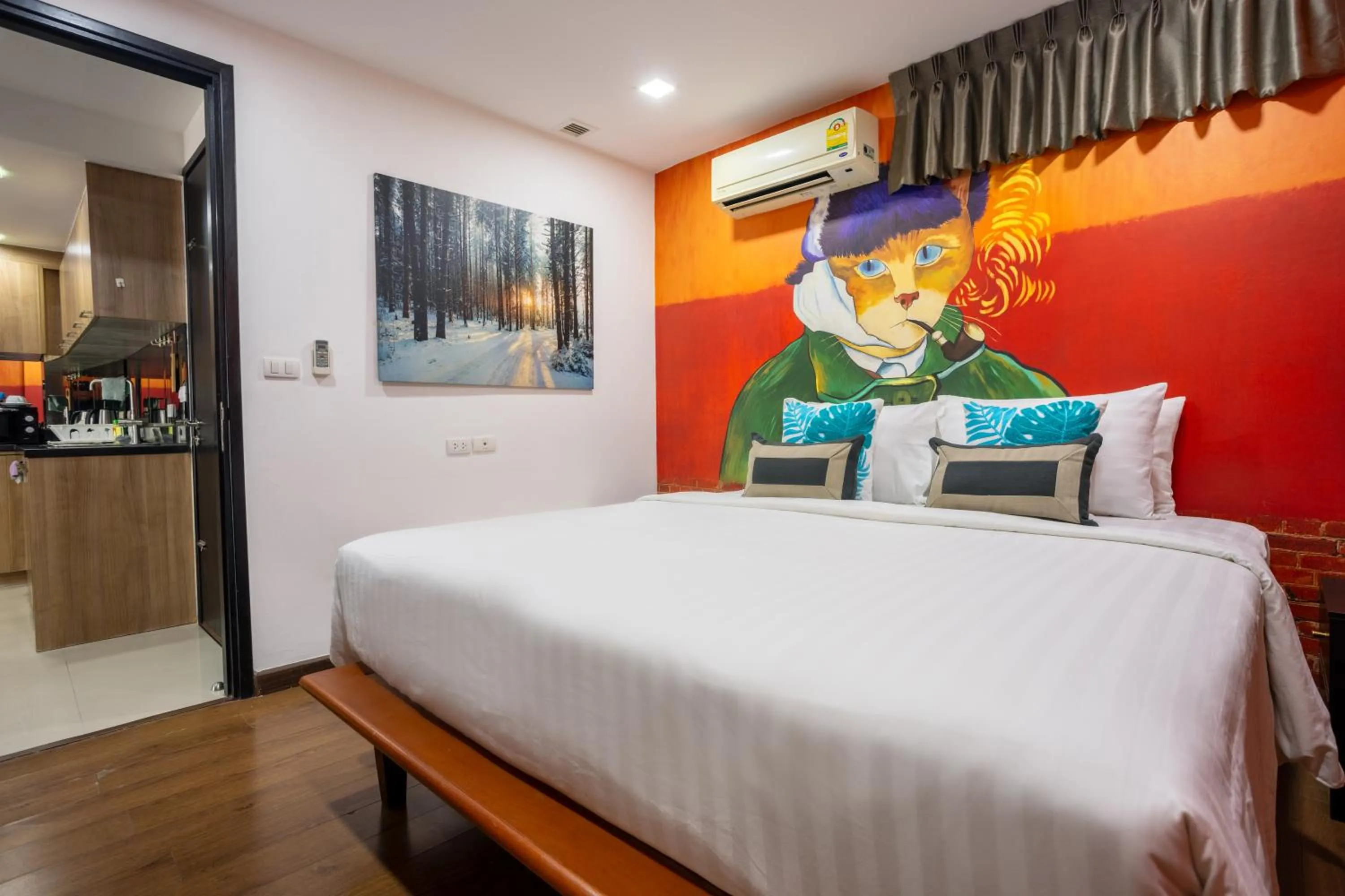 Bed in Citismart Luxury Apartments