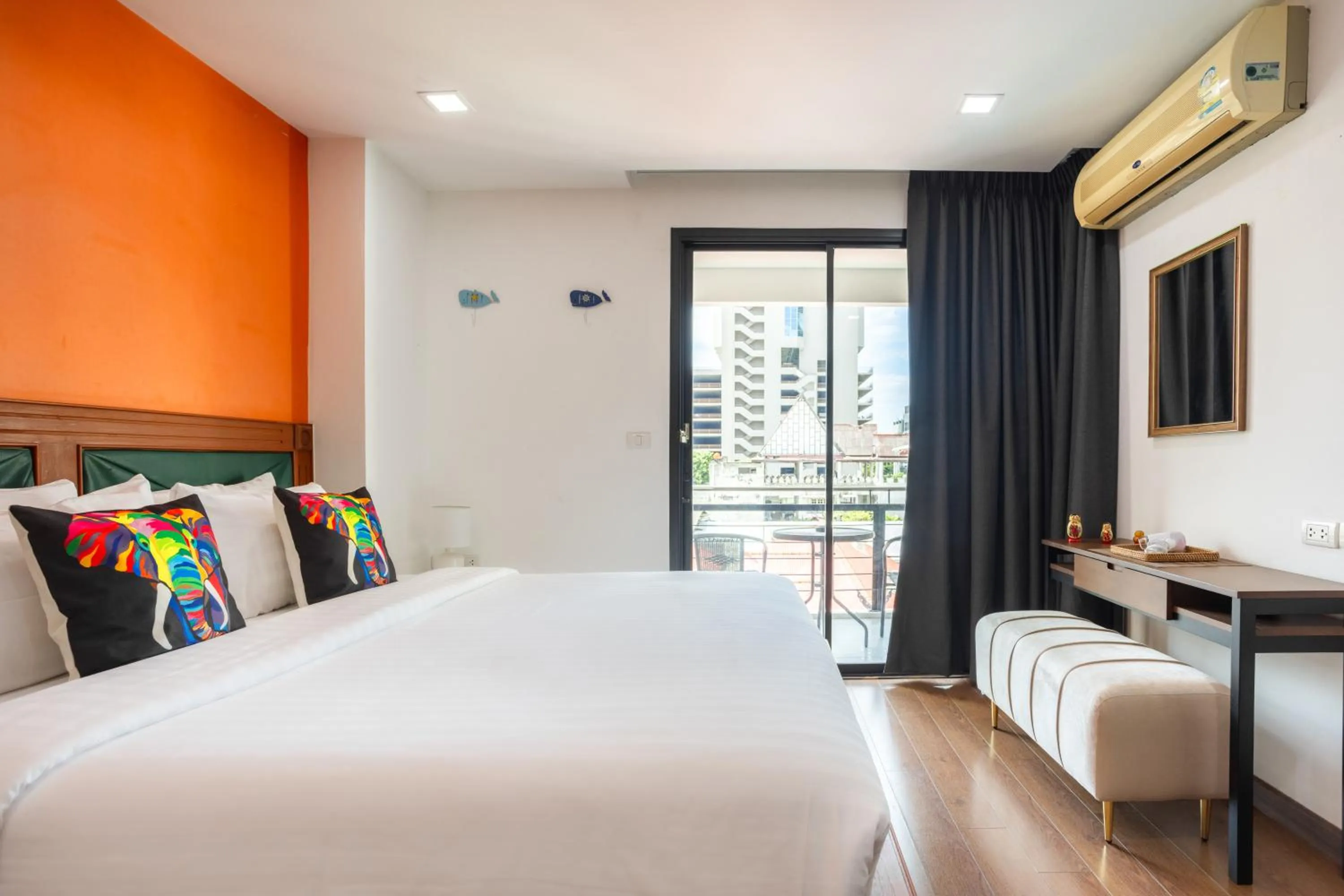 Bed in Citismart Luxury Apartments