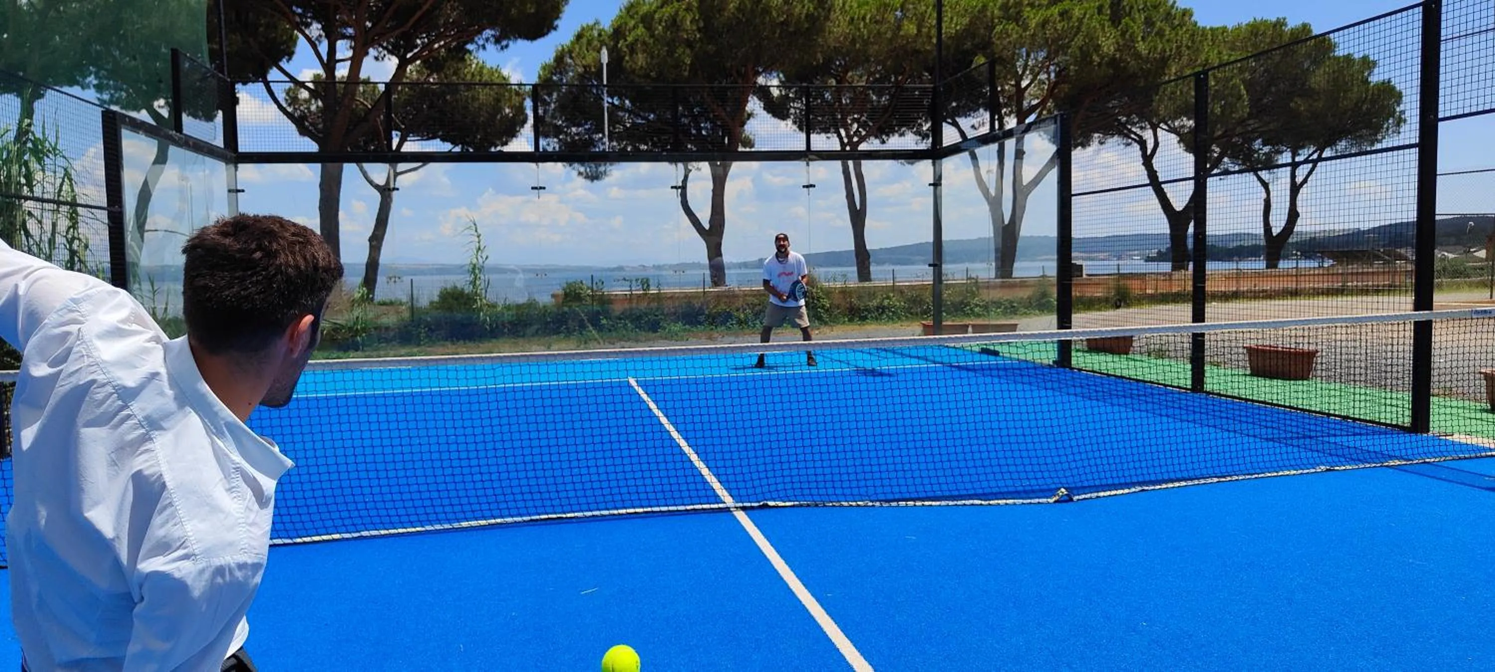 Tennis court in Lh Hotel Del Lago Bracciano
