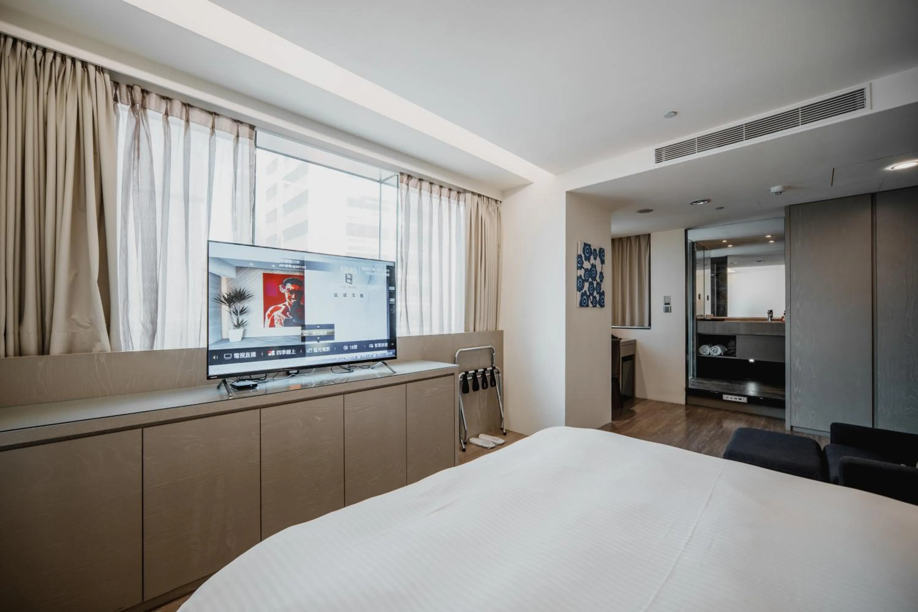Bedroom, Bed in Hub Hotel Kaohsiung Yawan Branch