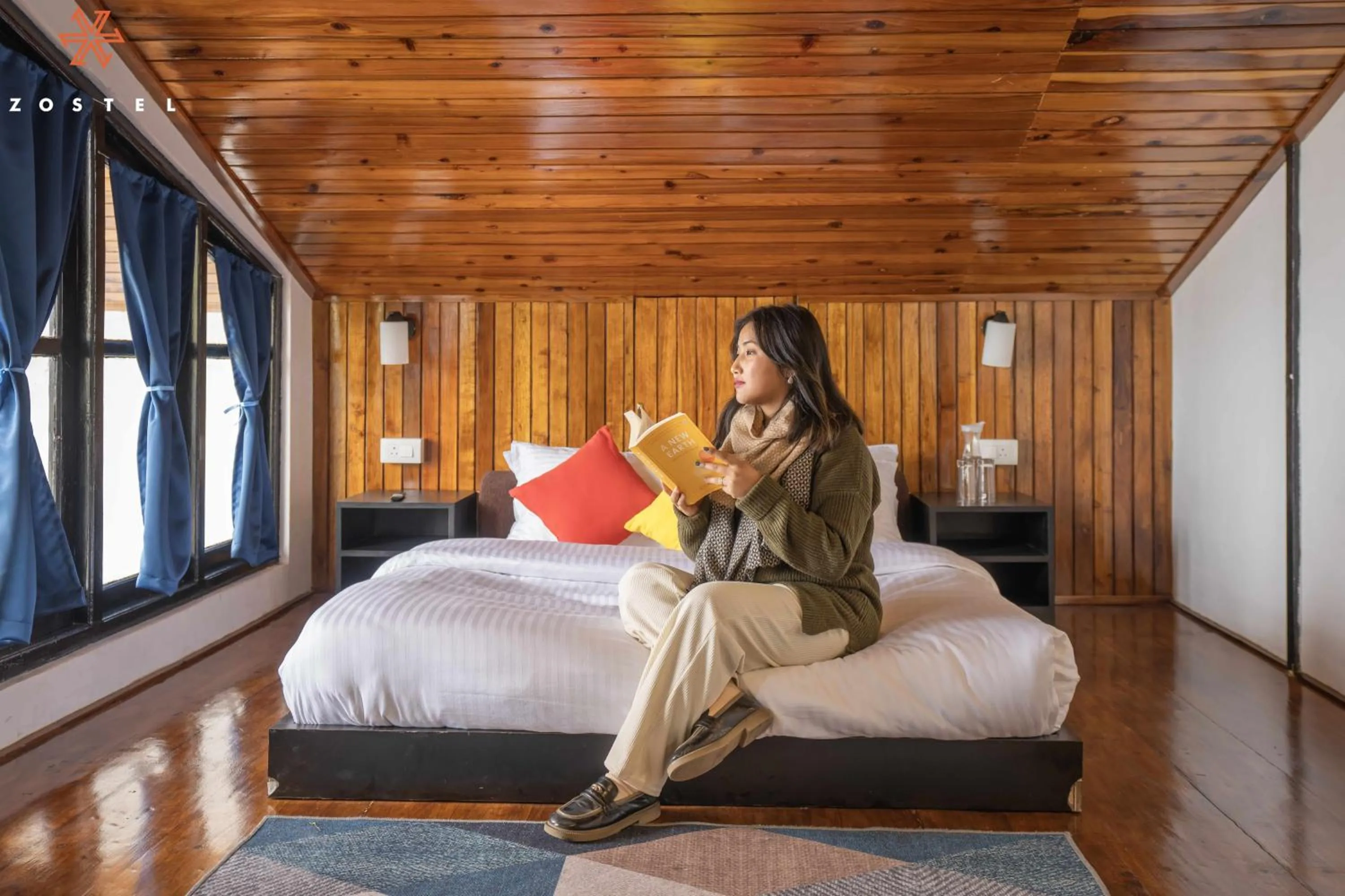 Photo of the whole room, Bed in Zostel Rinchenpong (Pelling)