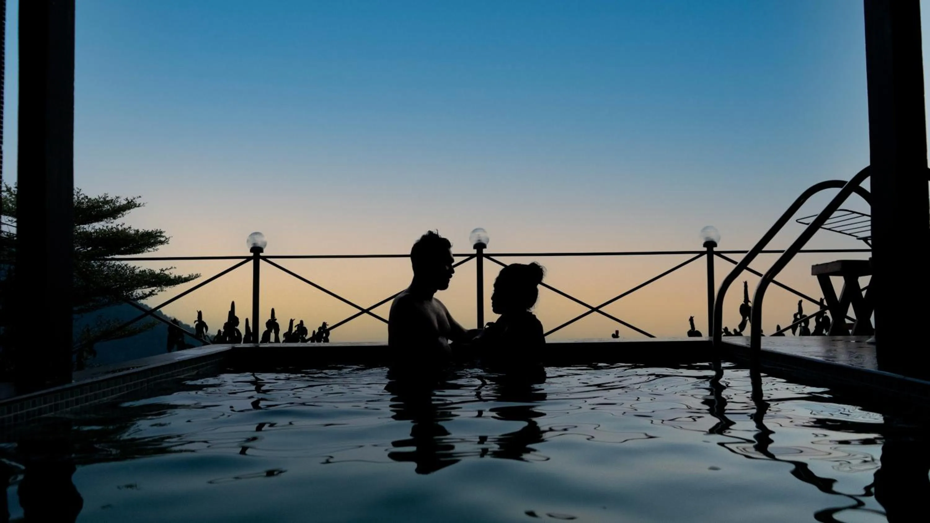 Swimming pool in Vayalada View Point Resort