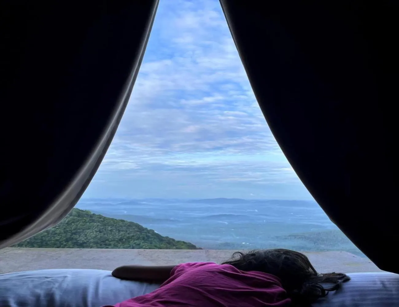 View (from property/room), Bed in Vayalada View Point Resort