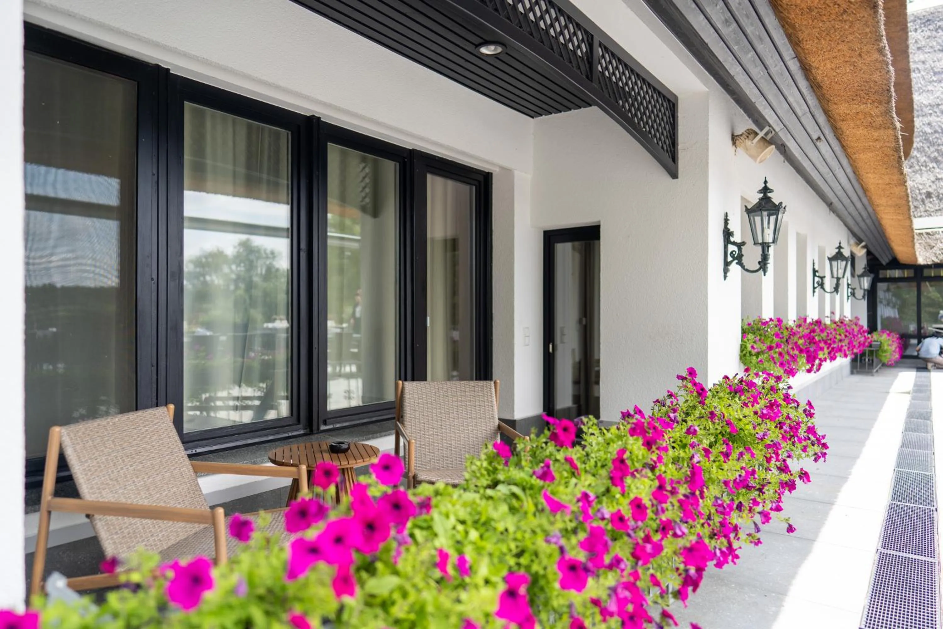 Balcony/Terrace in Van der Valk Naturresort Drewitz