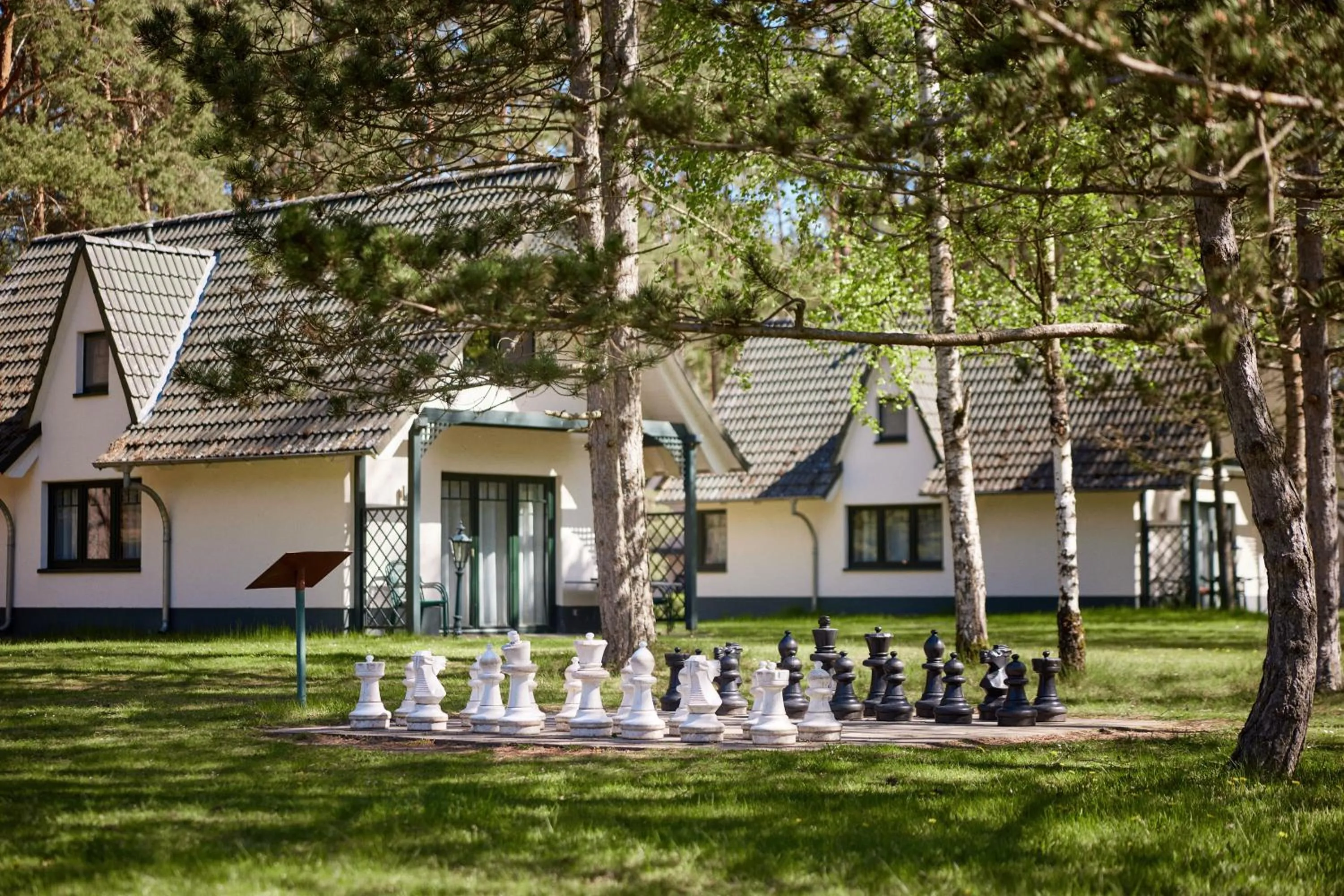 Garden view in Van der Valk Naturresort Drewitz
