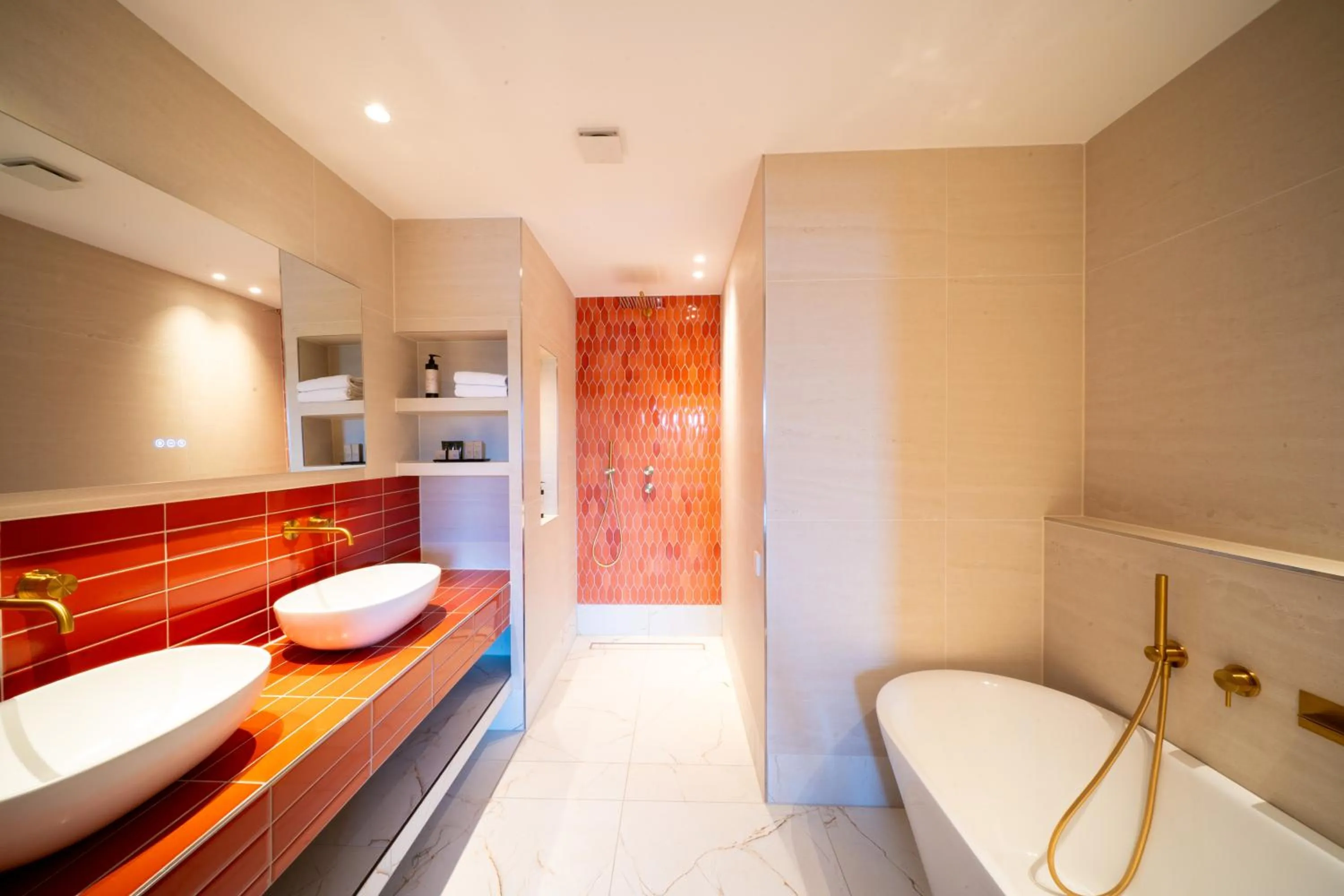 Bathroom in Van der Valk Naturresort Drewitz