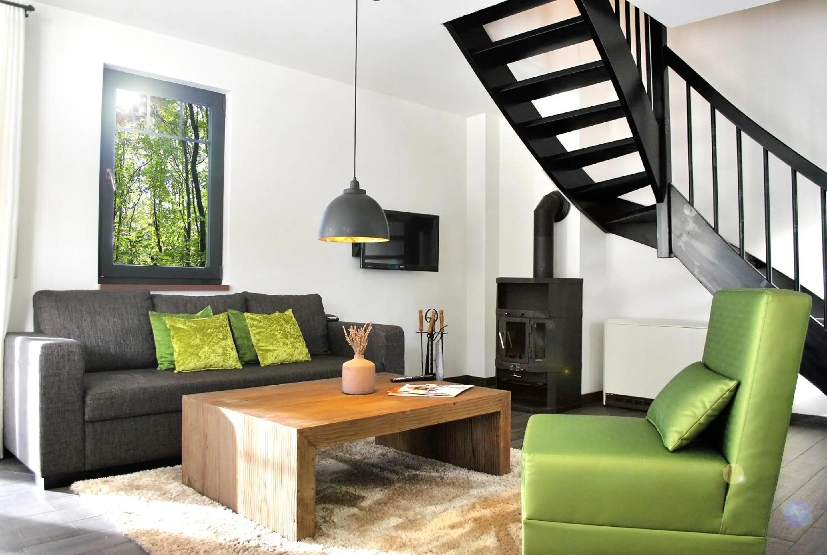 Living room in Van der Valk Naturresort Drewitz