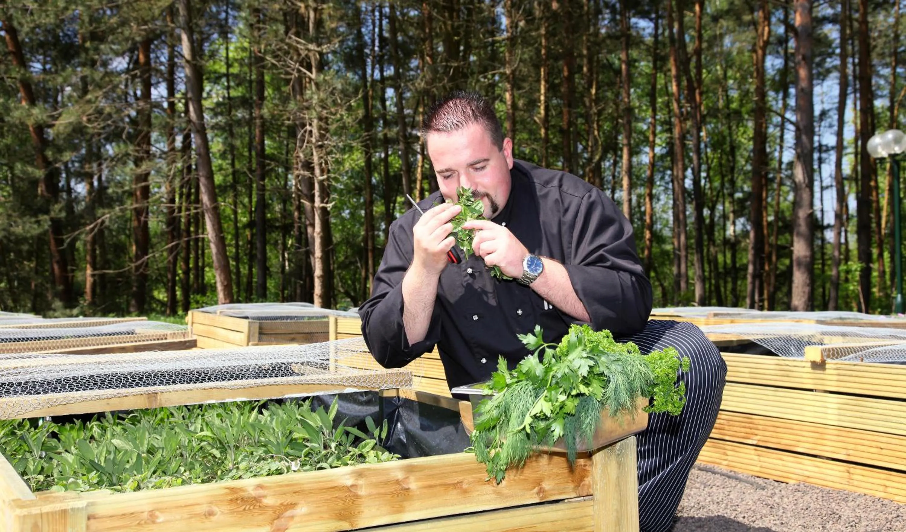 Garden in Van der Valk Naturresort Drewitz