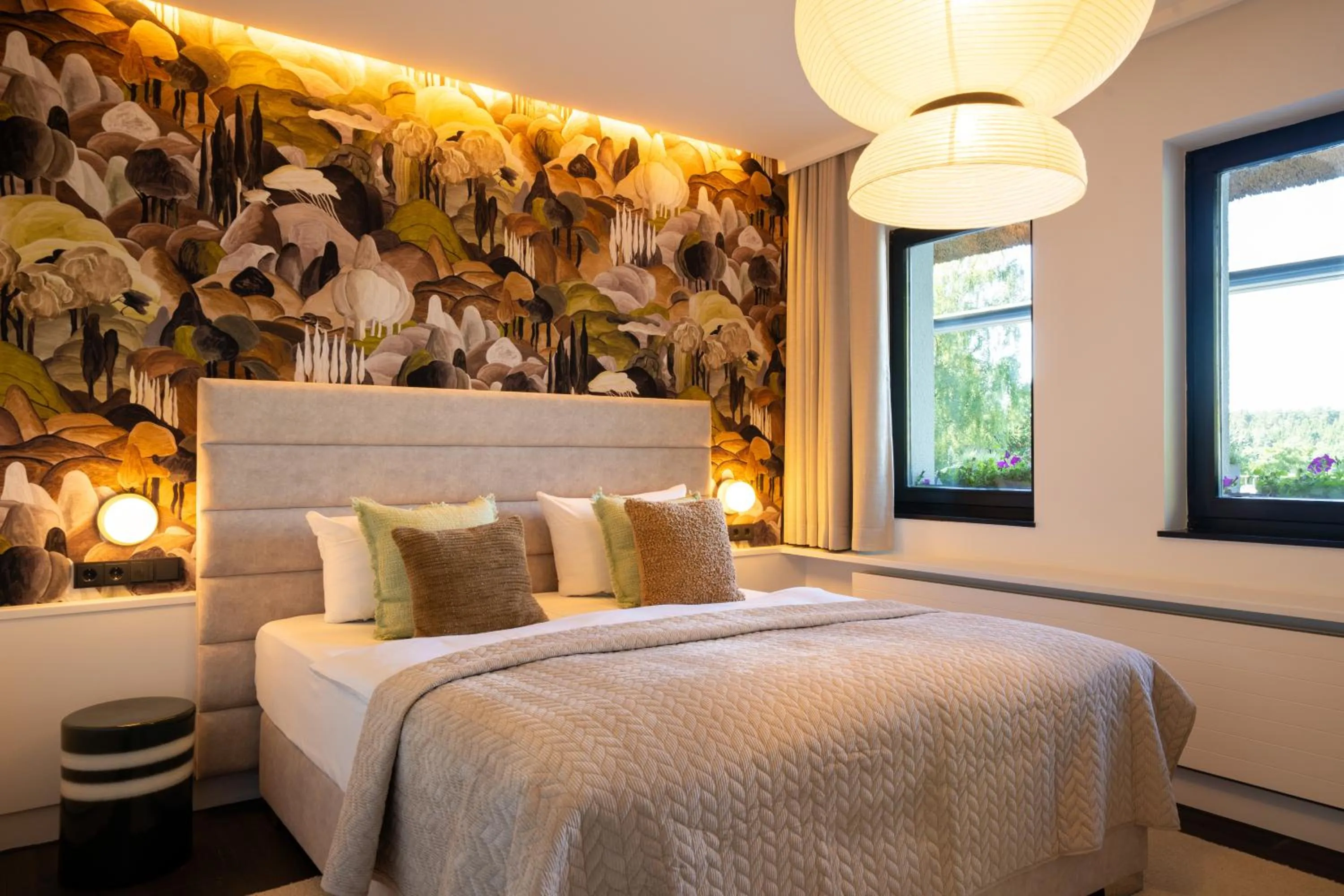 Bedroom, Bed in Van der Valk Naturresort Drewitz