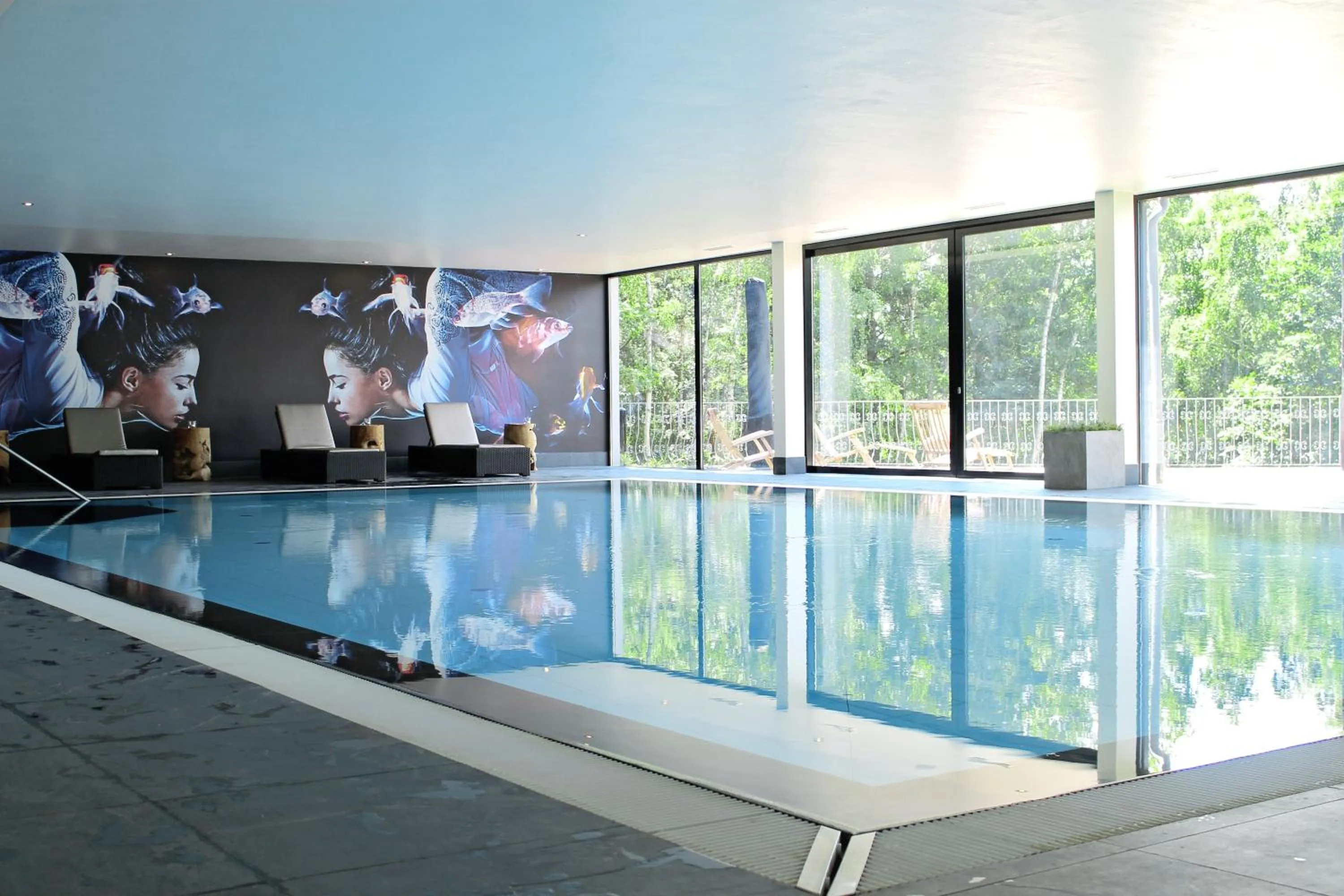 Swimming pool in Van der Valk Naturresort Drewitz