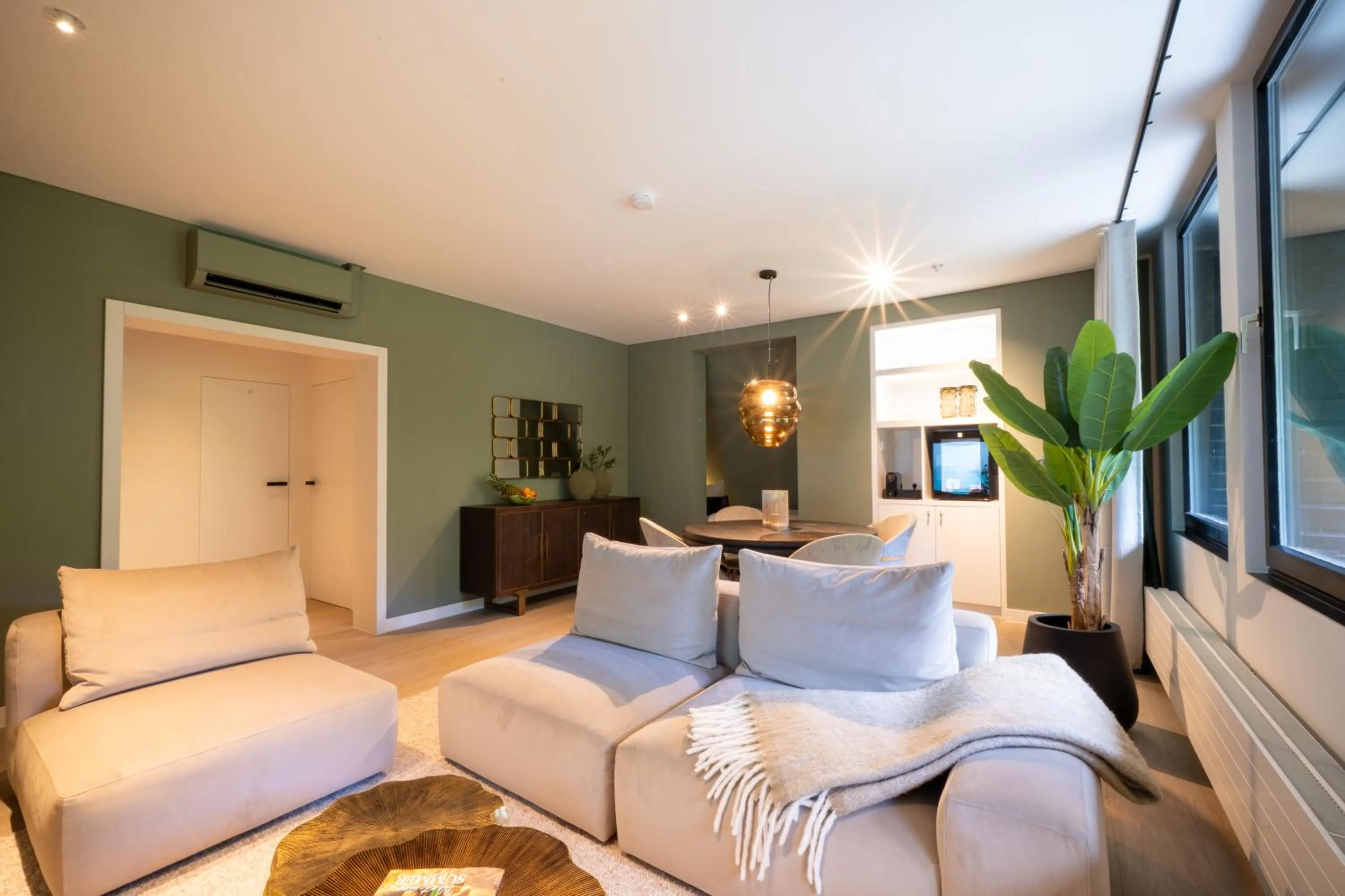 Living room in Van der Valk Naturresort Drewitz