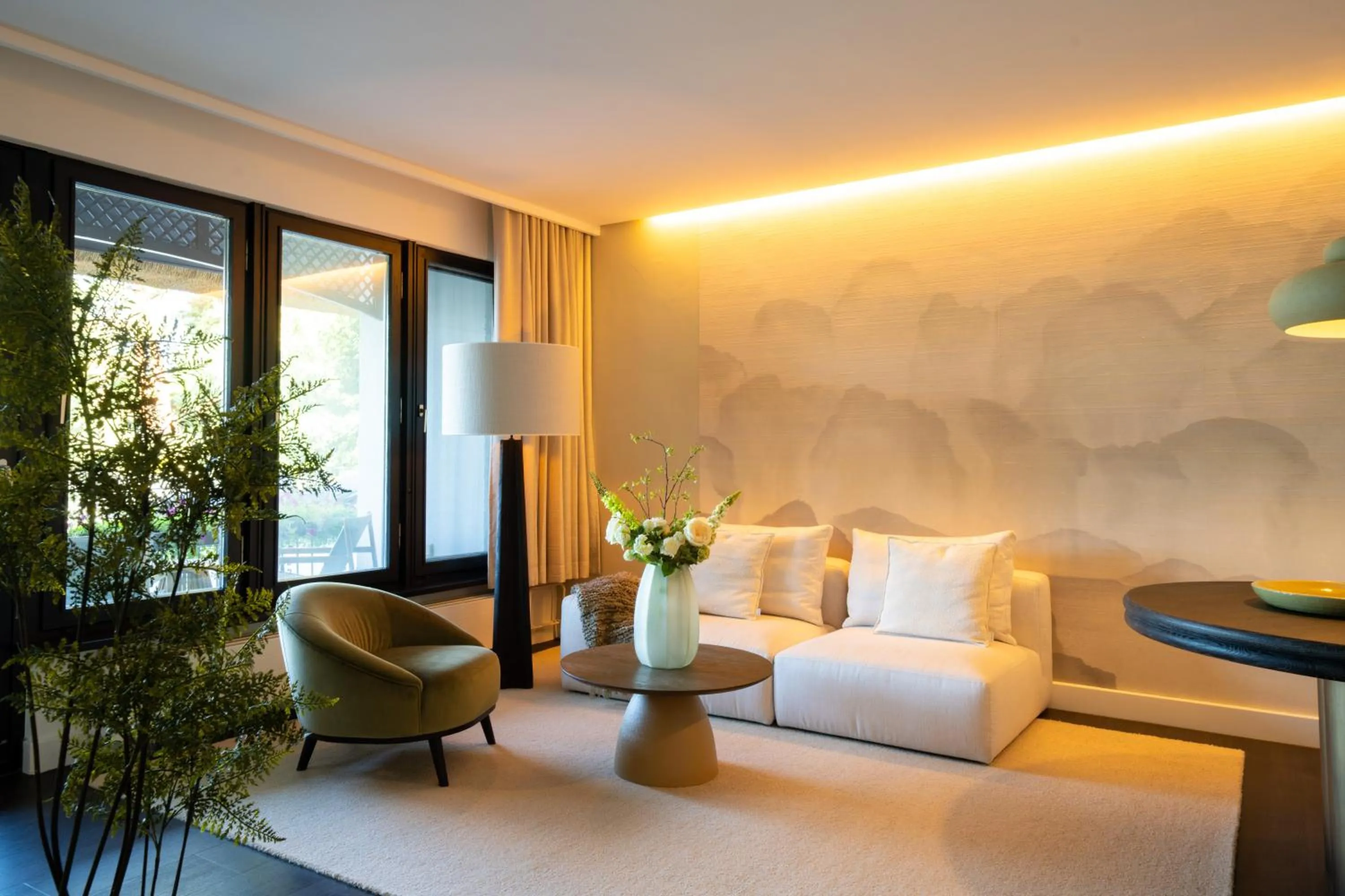 Living room in Van der Valk Naturresort Drewitz