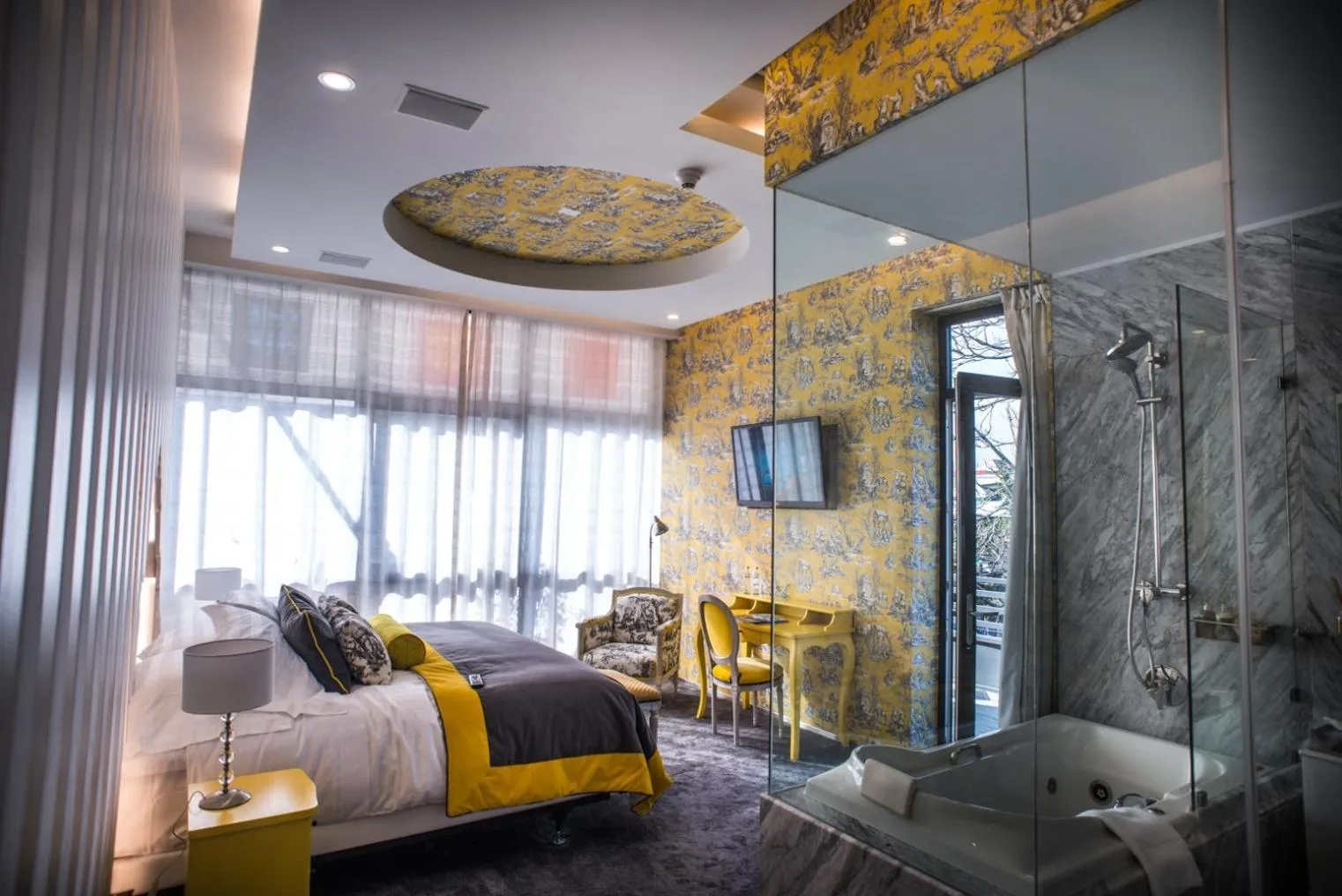 Bedroom in The Hip Hotel Santiago