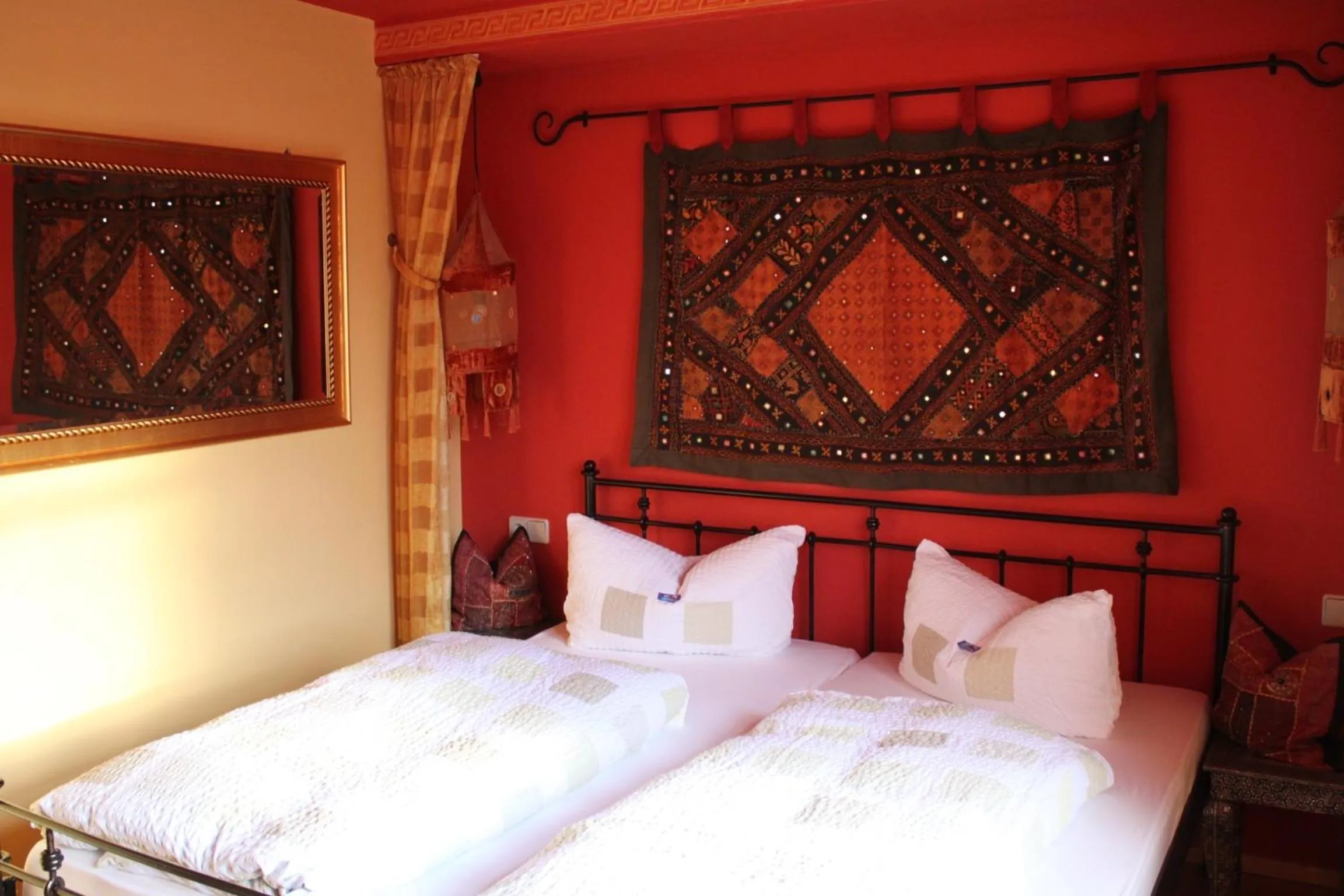 Bedroom, Bed in Waldhaus Colditz Garni