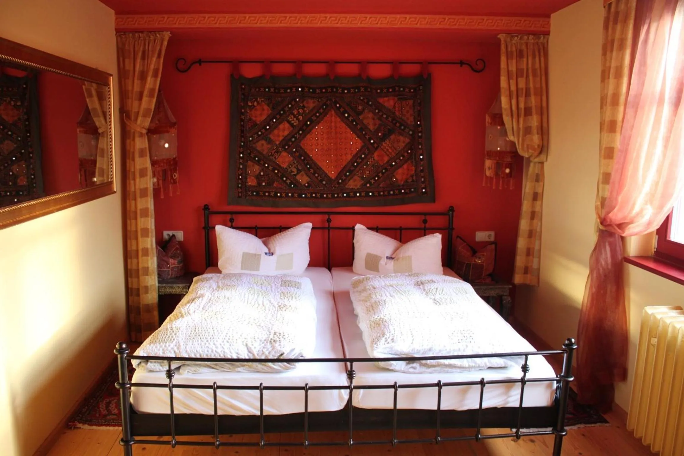 Bedroom, Bed in Waldhaus Colditz Garni