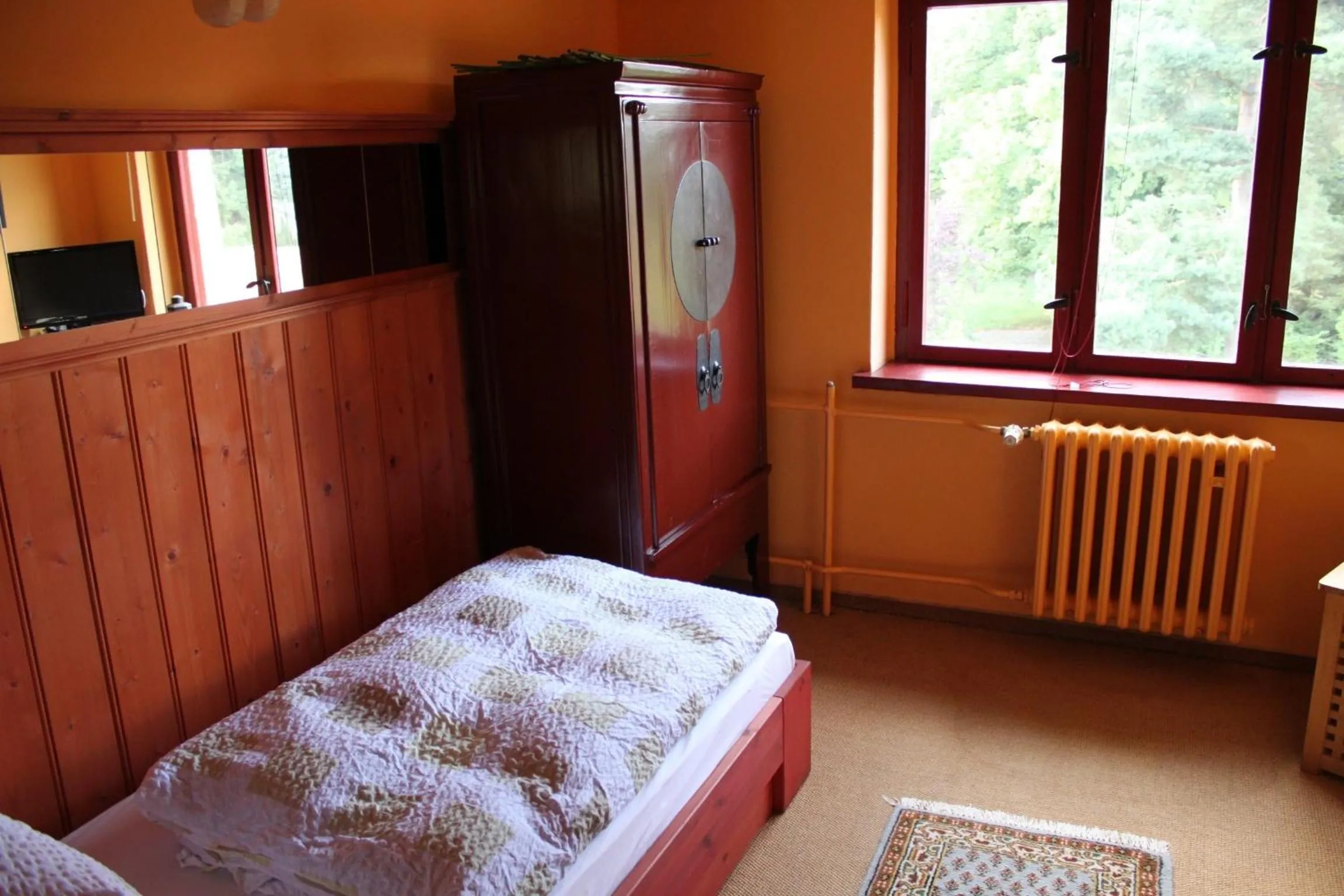 Bedroom, Bed in Waldhaus Colditz Garni