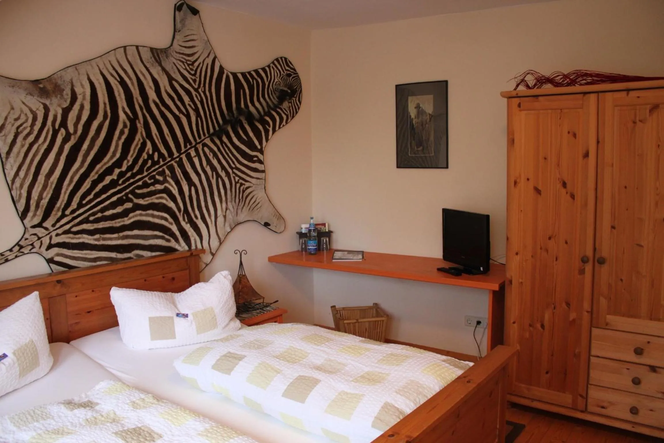 Bedroom, Bed in Waldhaus Colditz Garni