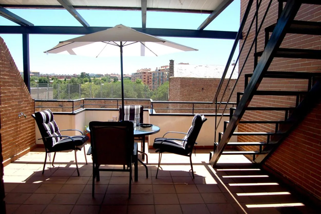Balcony/Terrace in Apartamentos Cinco Rosas
