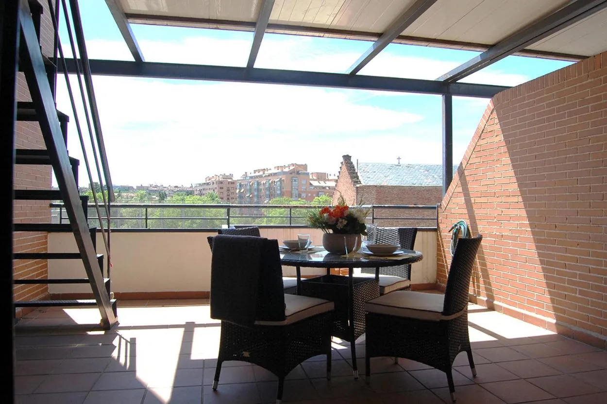 Balcony/Terrace in Apartamentos Cinco Rosas