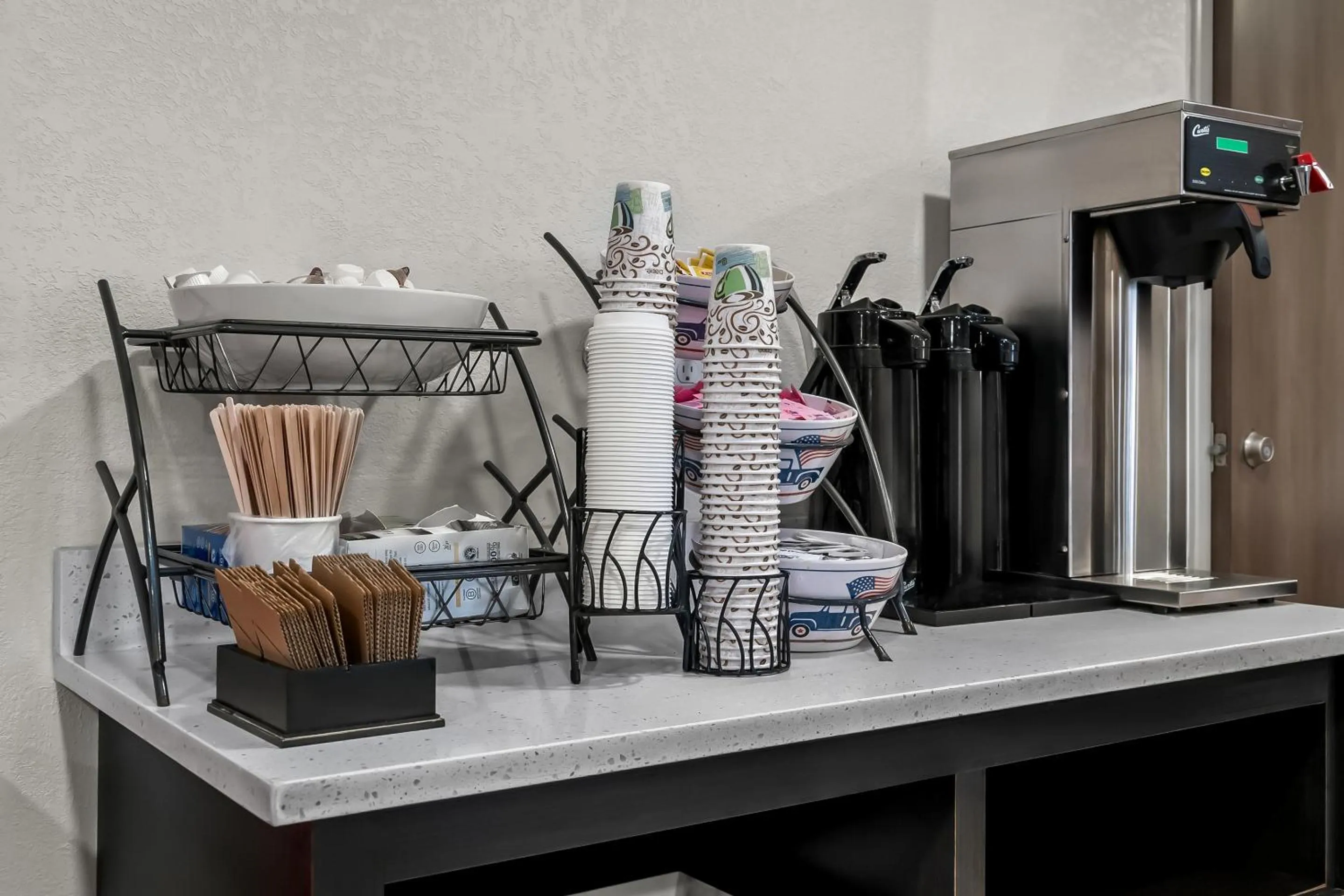 Breakfast in HomeTowne Studios by Red Roof Flint