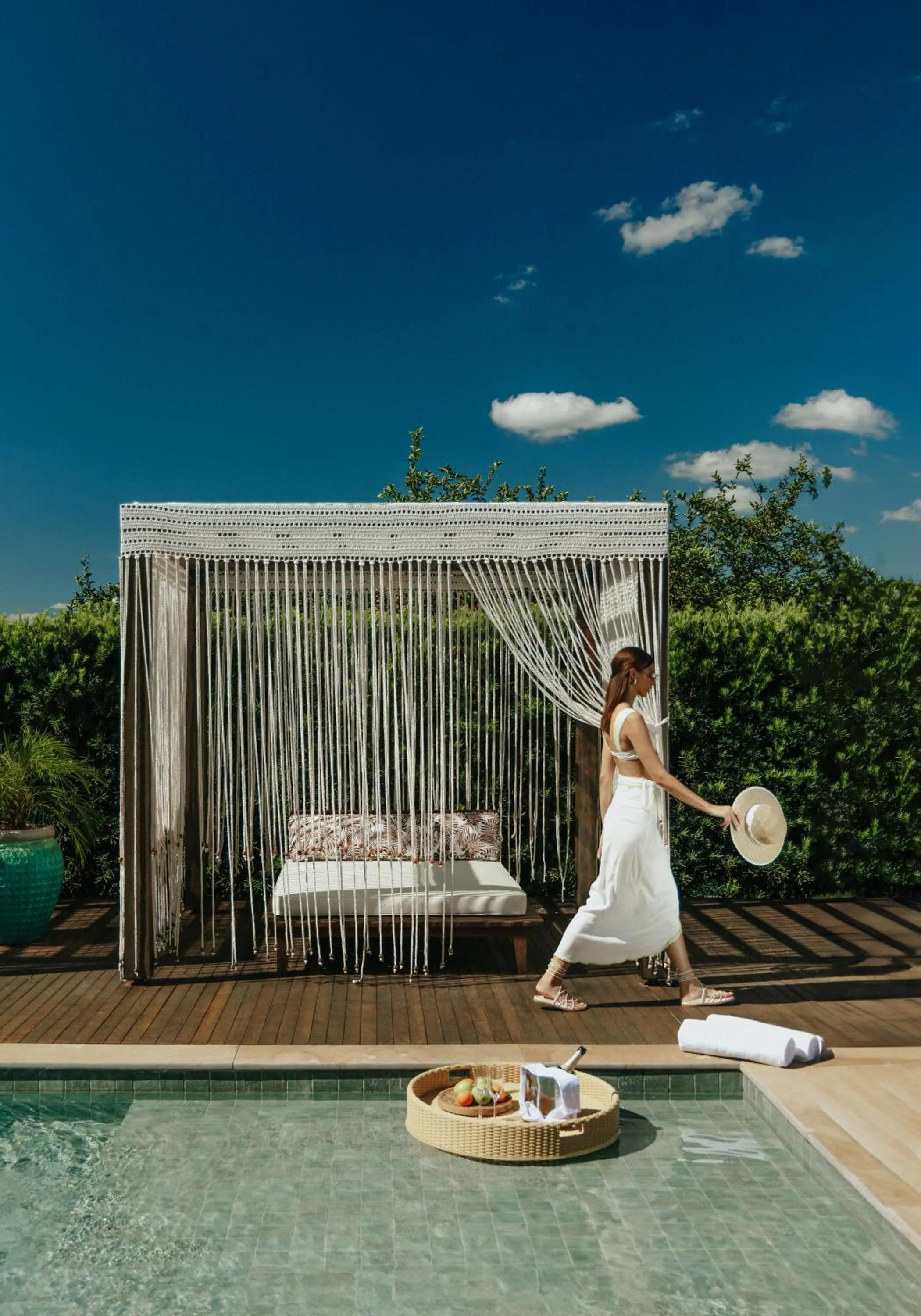 Pool view in LAS HOTEL BOUTIQUE