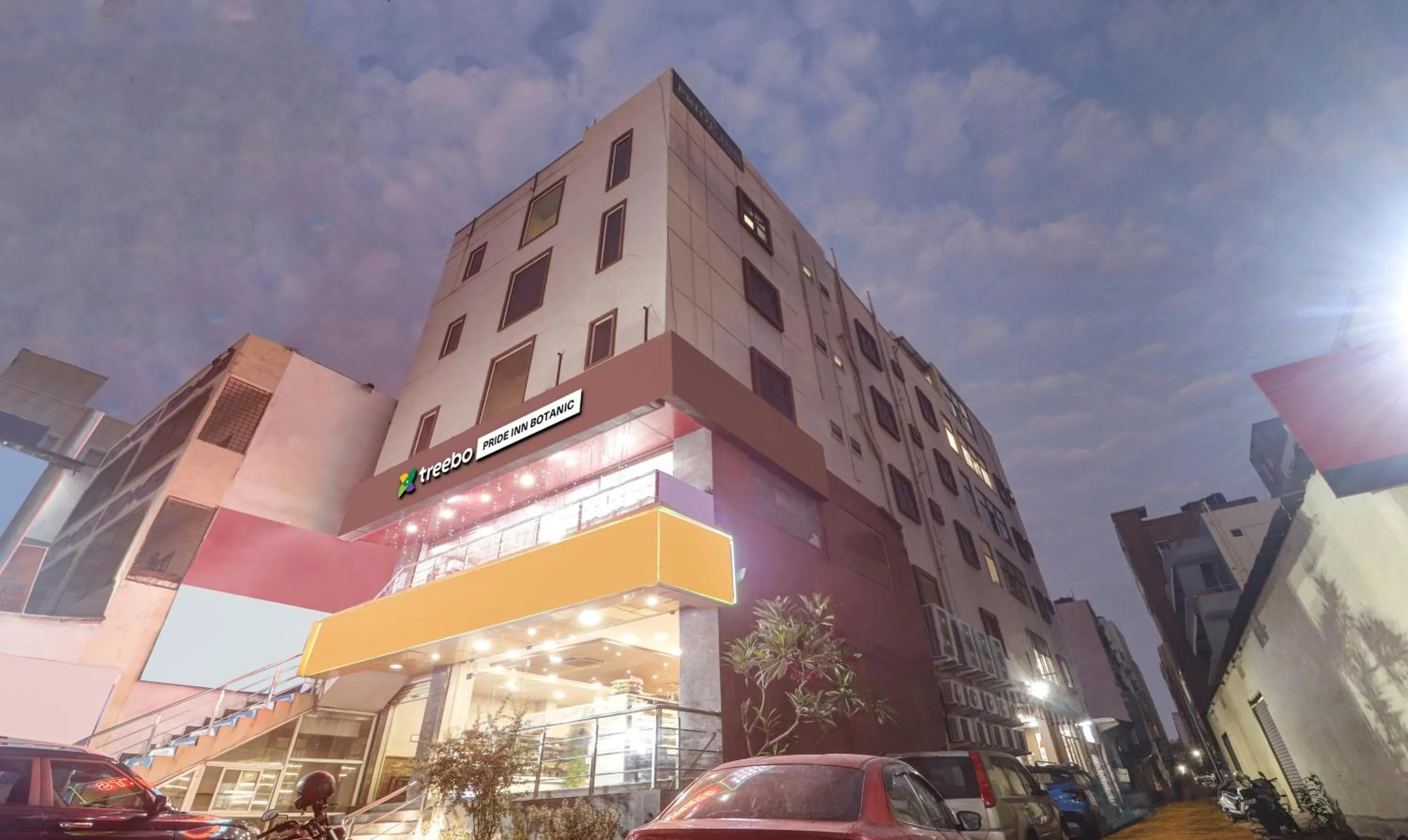 Property building in Treebo Pride Inn Botanica