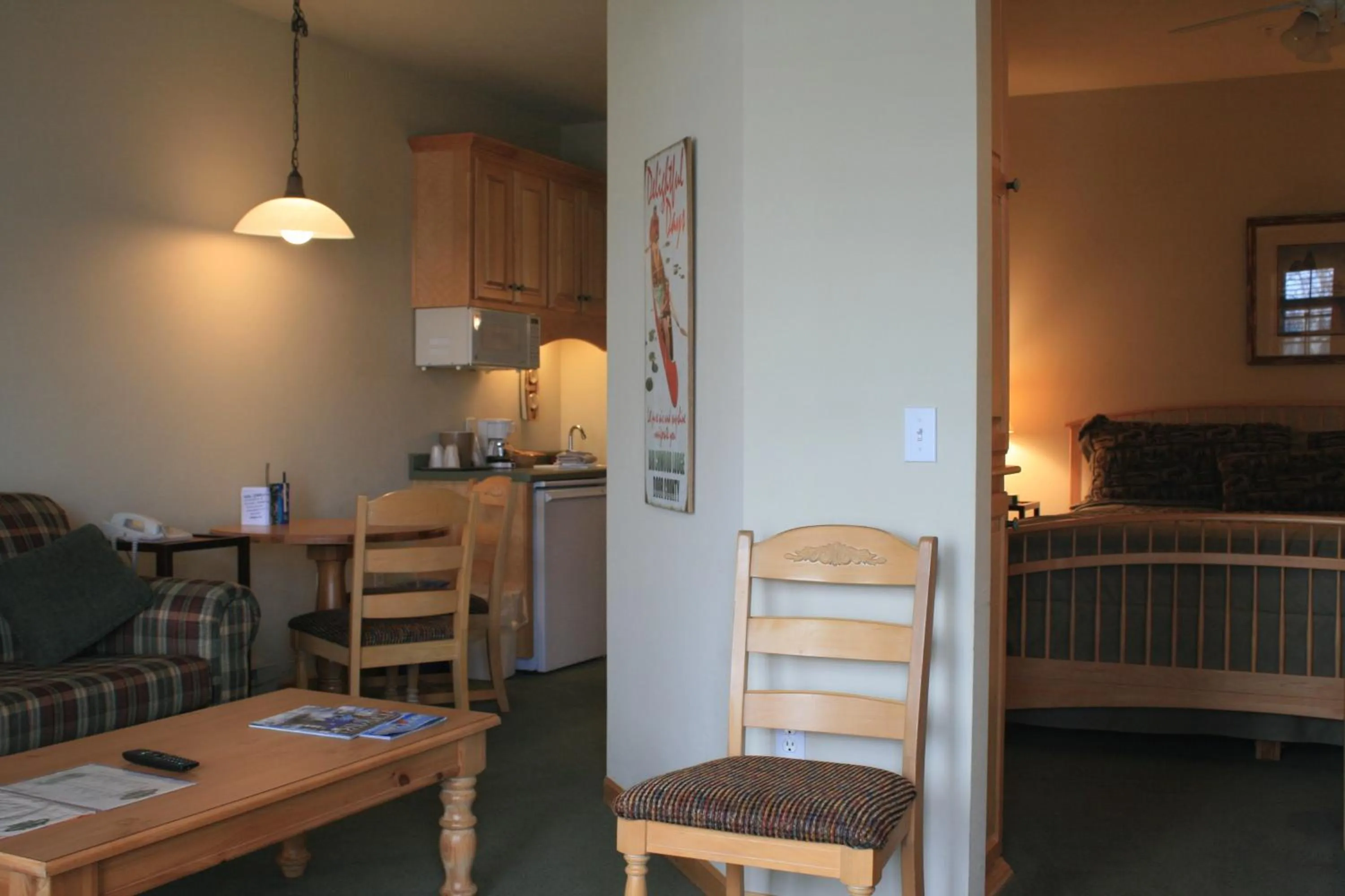 Bed in Birchwood Lodge