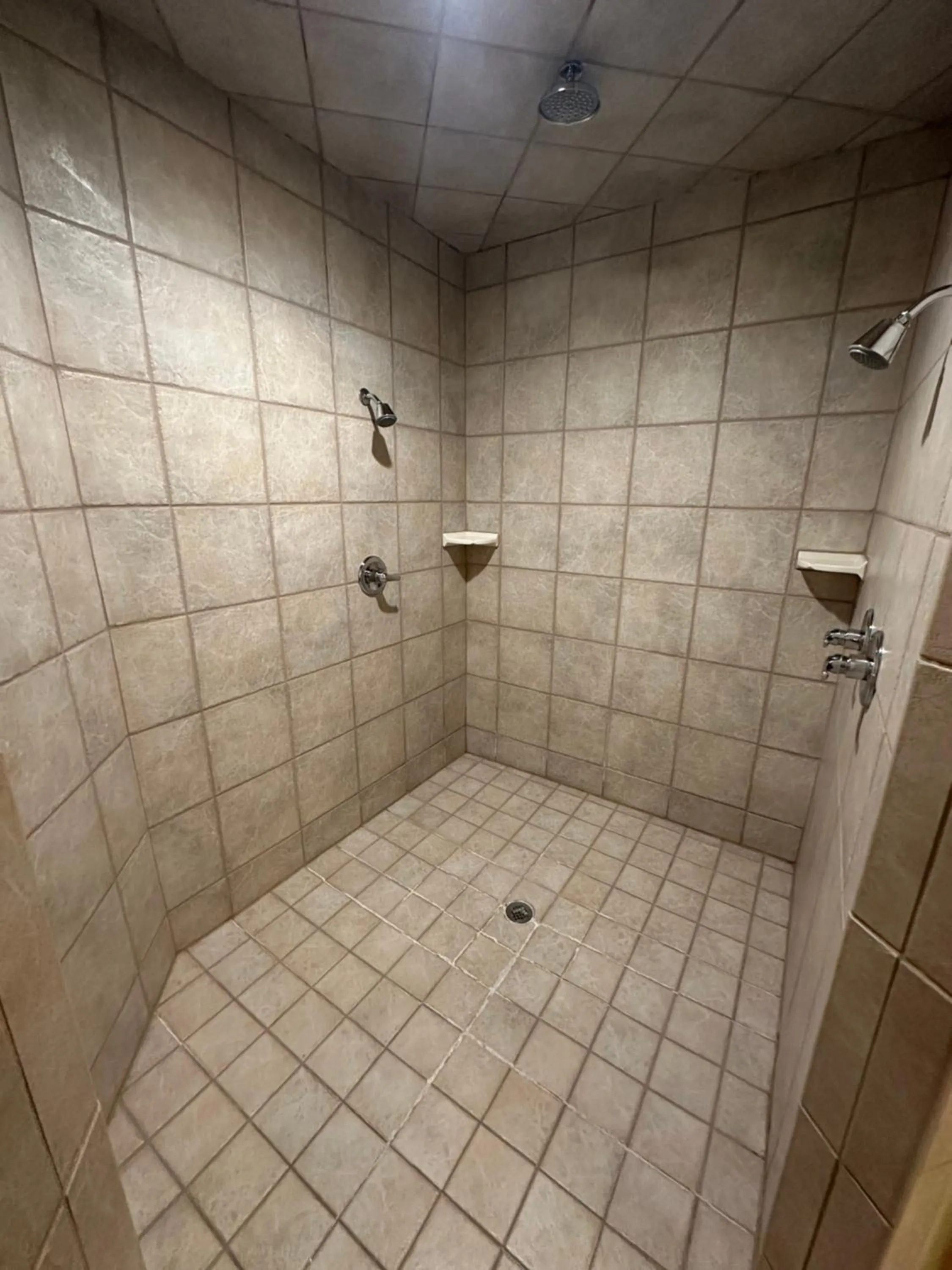 Shower in Birchwood Lodge